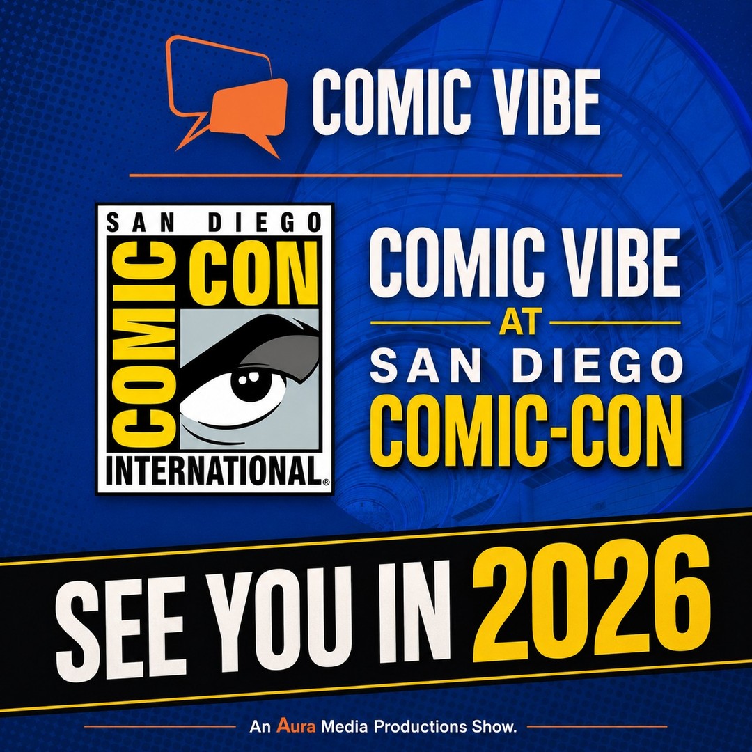 Comic Vibe is heading back to San Diego Comic-Con!
We’re excited to continue covering the world of pop culture, cosplay, comics, film, TV, gaming, collectibles, and the fan community that brings it all to life.
San Diego Comic-Con is one of the biggest celebrations of fandom, and Comic Vibe is all about capturing the energy, creativity, and unforgettable moments from the convention floor.
See you in 2026.
Follow Comic Vibe for more convention coverage, cosplay highlights, and pop culture stories.
#ComicVibe #SanDiegoComicCon #SDCC #SDCC2026 #ComicCon #PopCulture #Cosplay #Cosplayers #ConventionCoverage #FanCulture #GeekCulture #ComicBooks #EntertainmentMedia #AuraMediaProductions #RoadToSDCC2026