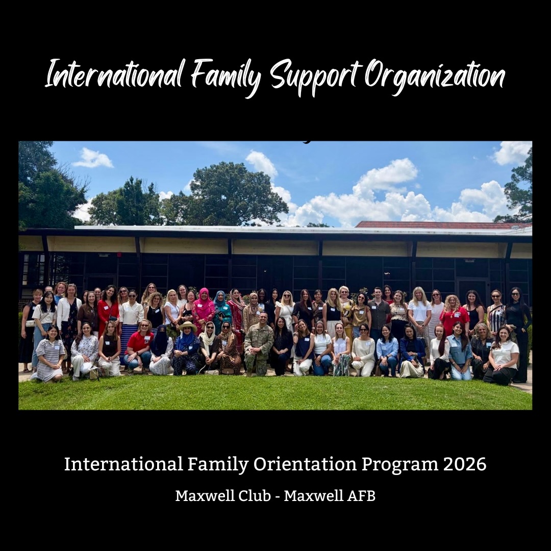 A heartfelt welcome to the Air University AY27 International Officersโ Spouses! โค๏ธ Our International Family Support Organization (IFSO) Alabama Goodwill Ambassador Volunteer Team is honored to begin this journey with you as we share a year of friendship, learning, and cultural exchange in Sweet Home Alabama. โจโจThrough the International Family Orientation Program (IFOP), IFSO helps international families feel at home from the very beginning. Hereโs to new friendships, cherished memories, and the bonds that remind us we are stronger together. Friends Forever! ๐๐ค