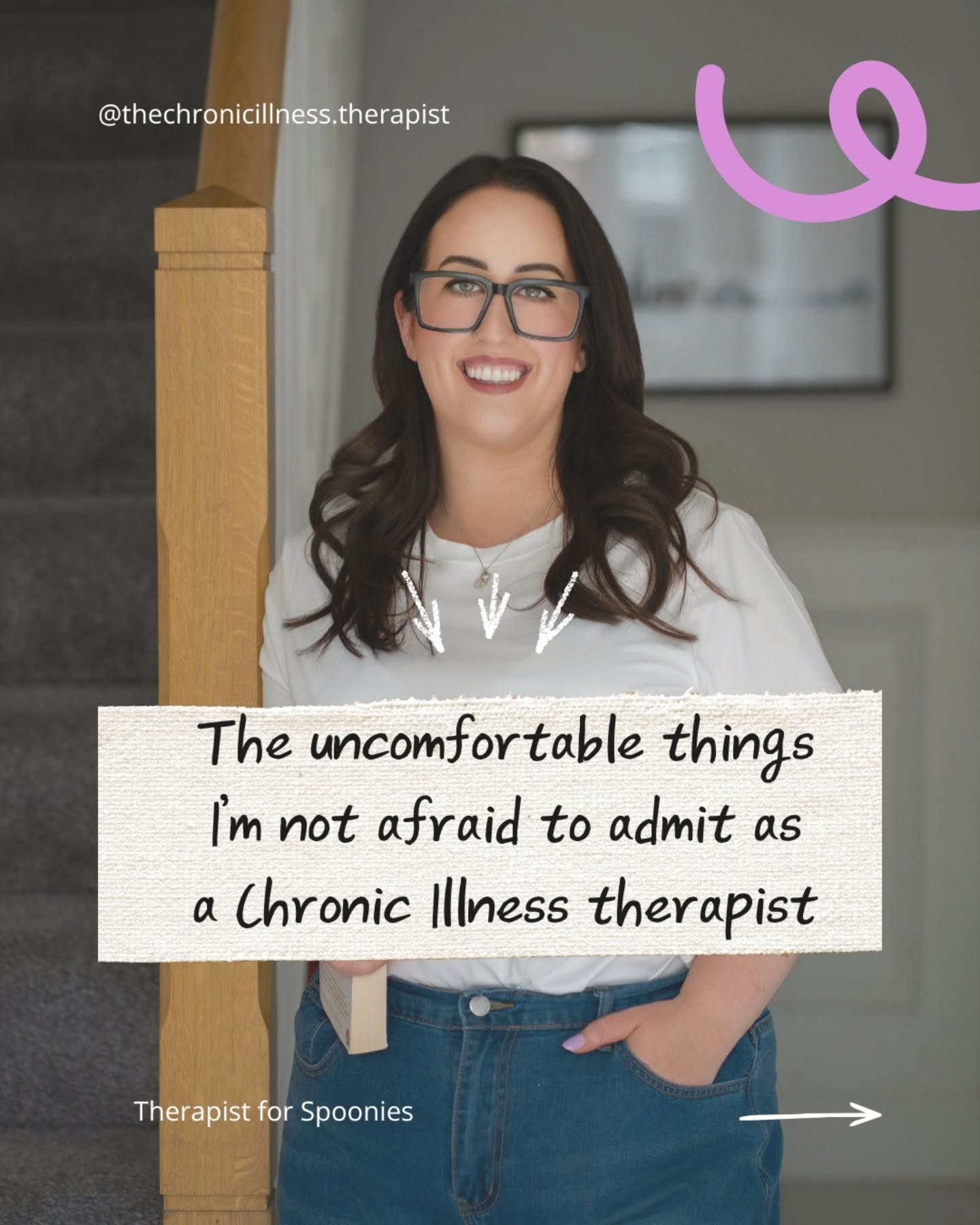 Uncomfortable is my favourite kind of honest 🫶
If you've been considering therapy for a while, and you think I might be your kinda vibe, my waitlist is temporarily open.
You can find the link in my bio 💜
#chronicillness #spooniesupport #therapy