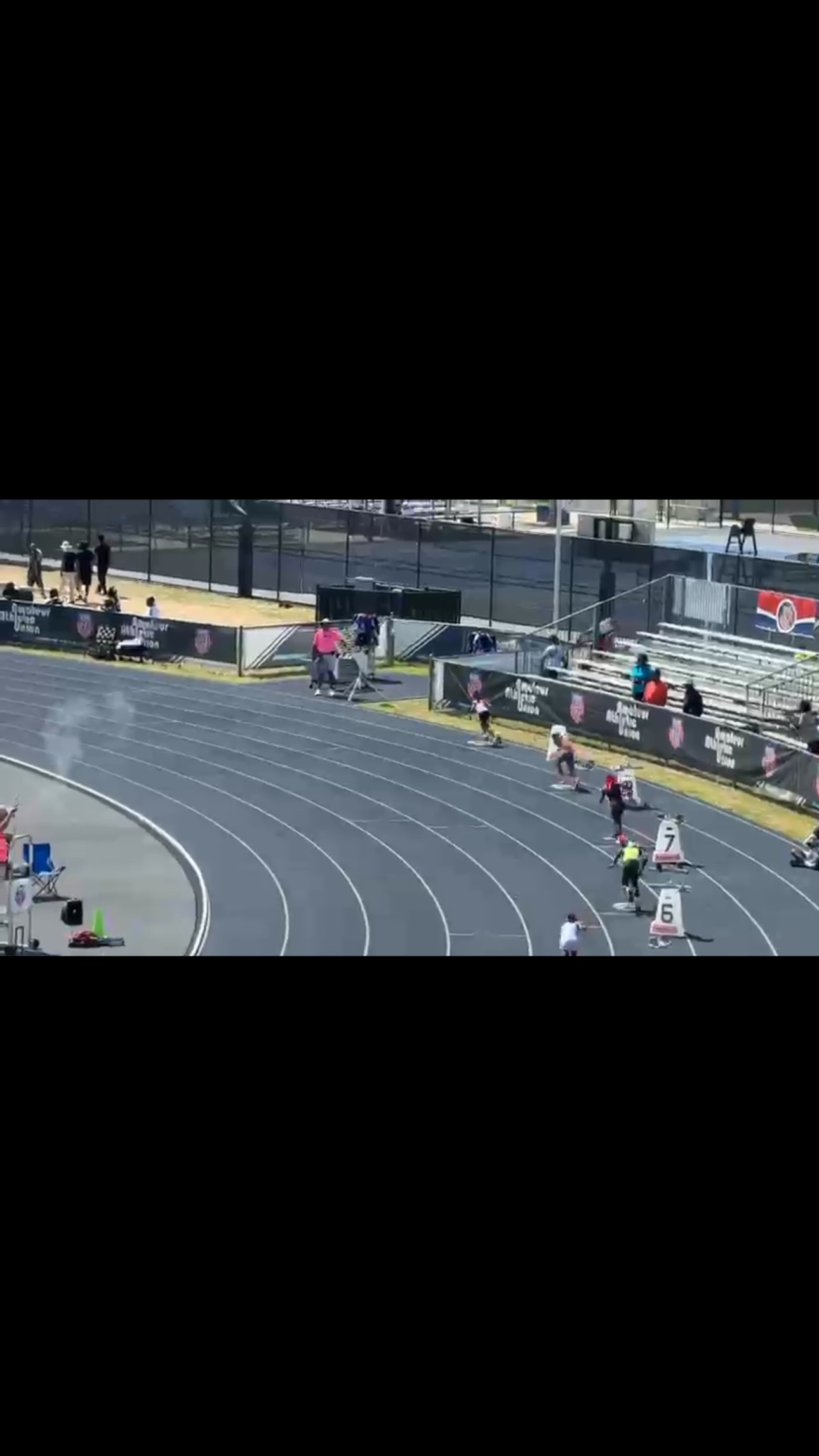 @inthemoment_sports
9x10 Girls 4x1 All-Americans. These young ladies Sky-Sevyn-Tori-Aiya ran their first 4x1 as a team at nationals and their first practice with all 4 legs was at nationals 😂. As you can see we had a lot of errors however they slipped into the finals as the last seed (59.1)and finished 6th in the finals with a time of 58.6. I strongly believe they could’ve finished top 3 with some more time to develop. Great job ladies!!! #whiteknights #webuiltdifferent #baltimore #trackandfield