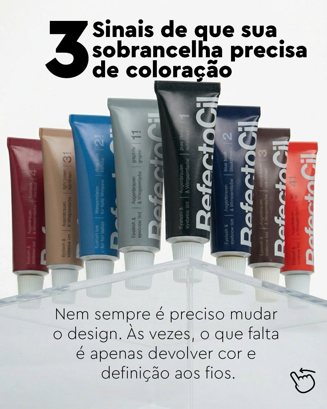 Você usa lápis, sombra ou misturas pra preencher as sobrancelhas todos os dias?
Esse hábito pode ser um sinal de que o que falta não é maquiagem é coloração, olha só!
Muitas vezes, a sobrancelha não está com falha de pelos, mas com falha de cor.
Fios muito finos ou muito claros praticamente somem no rosto e criam aquela sensação de sobrancelha incompleta, quando na verdade os fios estão lá, porém se coloridos, eles ficam mais visíveis, deixam a sobrancelha com aparência mais preenchida e o formato natural ressalta.
Com o tempo, a exposição ao sol, o envelhecimento natural e os fios brancos fazem a sobrancelha perder intensidade e destaque no rosto. A coloração profissional entra pra realçar a expressão facial e manter um resultado natural.
E o objetivo nunca é deixar a sobrancelha escura, é valorizar o que já existe, respeitando o tom de pele, a cor natural dos fios e o resultado que cada cliente espera.
Se você se identificou com algum desses sinais, procure uma profissional que utilize produtos de qualidade pra avaliar qual é o melhor tom para seus fios.
Adquira suas colorações no link da BIO e tenha a melhor do mercado!
.
.
#refectocilbrasil #theworldinyoureyes #tinturadesobrancelhas #preenchersobrancelhas #sobrancelhafalhada
@academiarefectocil @refectocilcolombia, @refectocilperu, @refectocilchile, @refectocilecuador @refectocil_international