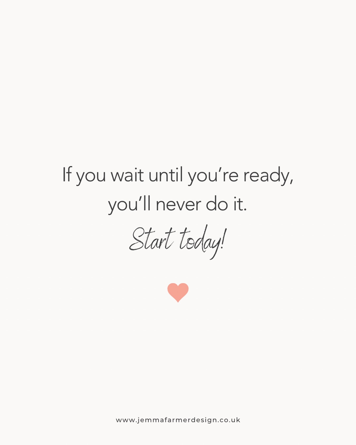 Running a business is hard, the financial commitment is terrifying, but often the thing you’re holding back on is the best thing for growth.
If you’re considering a rebrand, a website to increase visibility or maybe social media content bundle, the right time is now 🤍