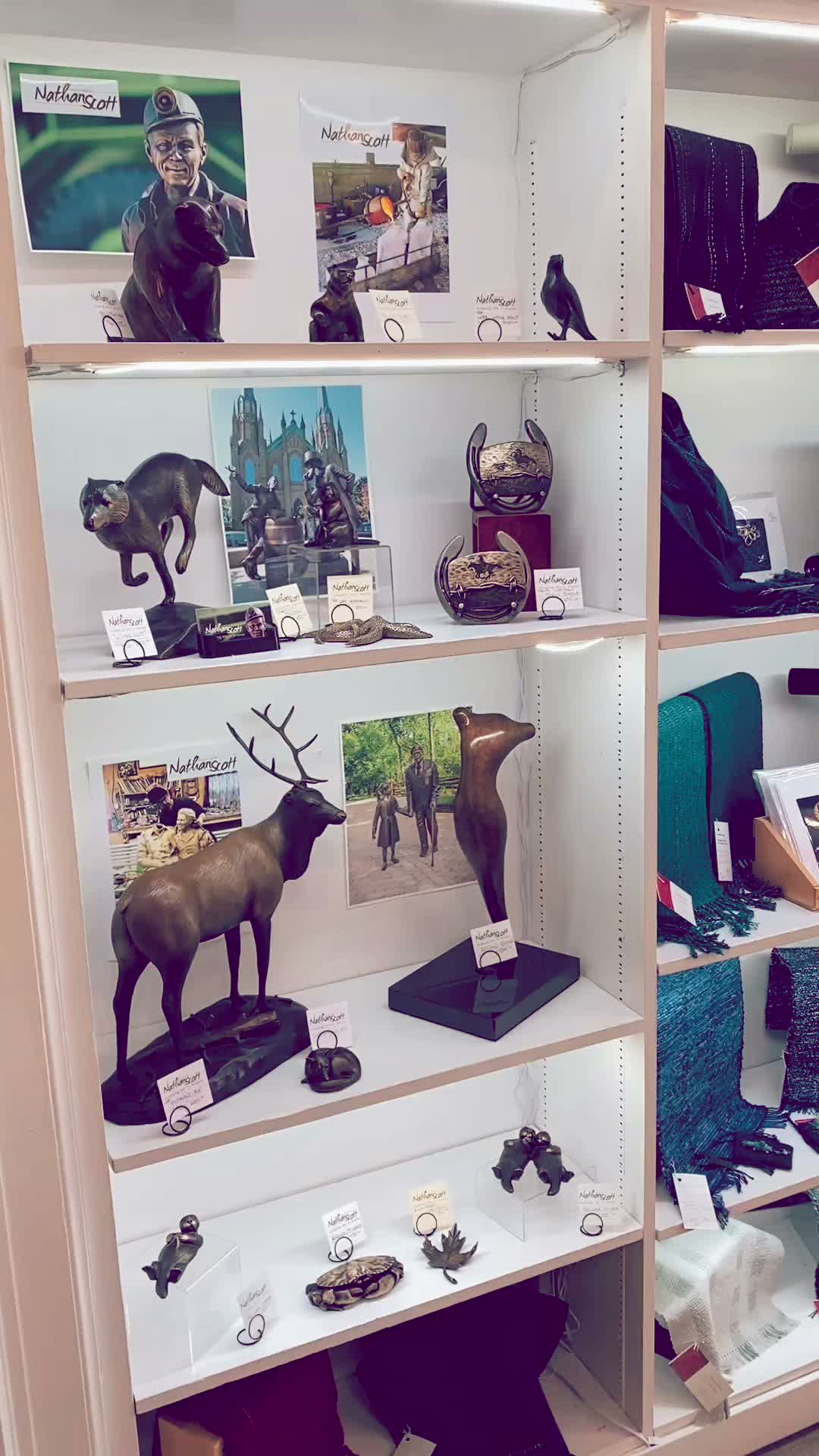 The Kamloops Courthouse Gallery! Local art and craft open Tuesday to Saturday 10-4pm.
