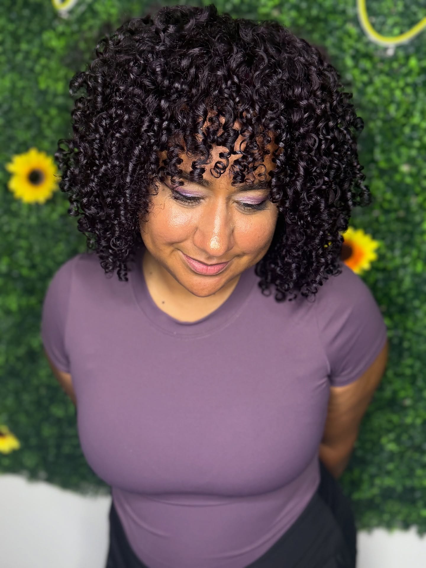 Sooo we avoided bleach & went with a highlift to get some purple !! These pictures don’t do the color justice but swipee for the before.
•
•
•
#tampastylist #tampacurls #fyp #healthyhair