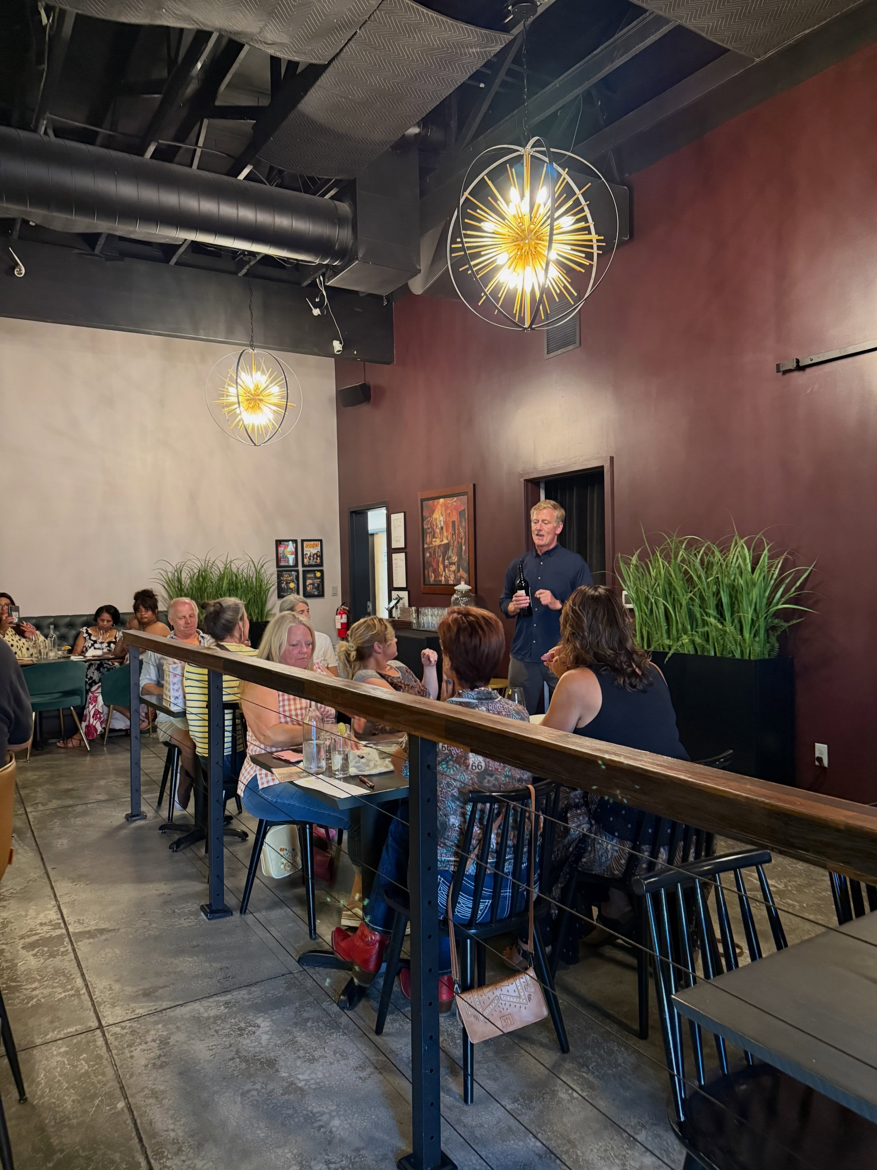 It’s always fun for us to get Frichette out in the community.
Last night Greg had the opportunity to share our wines at Solar Spirits in Richland, WA. We loved sharing a piece of Red Mountain with their guests.
Great wine belongs wherever people gather…around a farm table, in a tasting room, or at a neighborhood bar with friends. Every new glass poured is another chance for someone to discover not just our wines, but the people, place, and passion behind them.
Thank you to the team at Solar Spirits for supporting small, family owned wineries like ours. We’re grateful to be part of your wine list.
Have you spotted Frichette somewhere besides the winery? We’d love to hear where! Tell us in the comments.