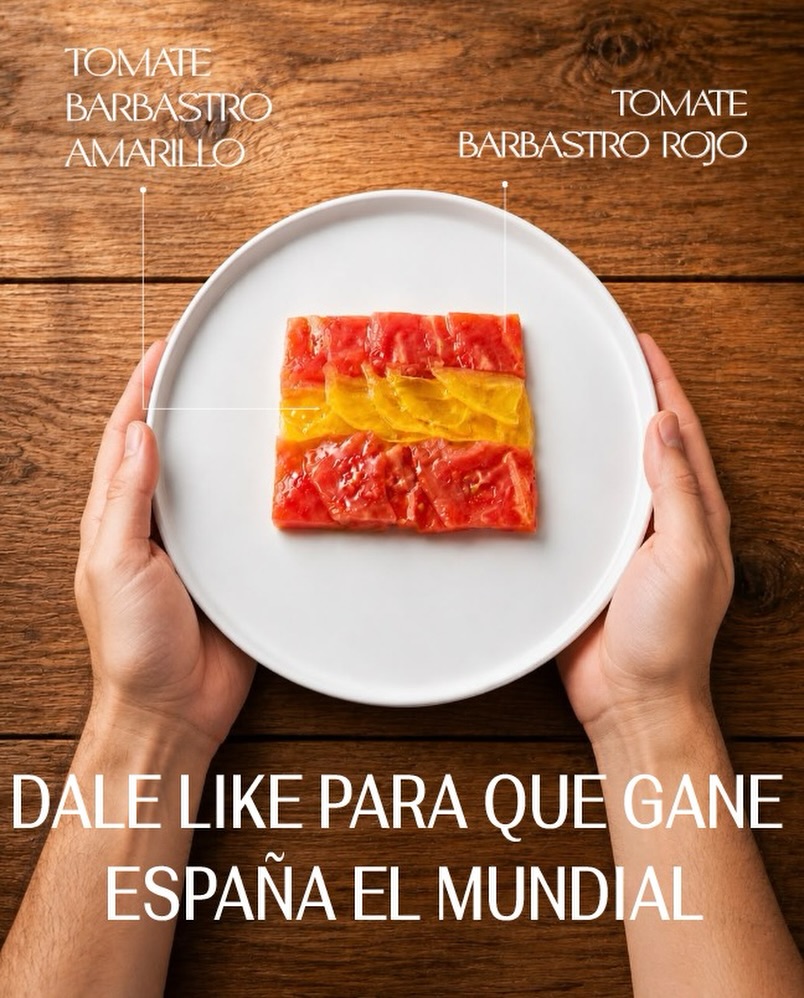 Ensalada mundialista: un guiño para coger fuerzas. Mucho Barbastro, mucho rojo y amarillo, y toda la ilusión del mundo. 😎🥳
Dale like y comparte si tú también crees que ganamos el Mundial.
Amanida mundialista: una picada d’ullet per agafar forces. Molt Barbastre, molt vermell i groc, i tota la il·lusió del món.
Fes like i comparteix si tu també creus que guanyarem el Mundial.