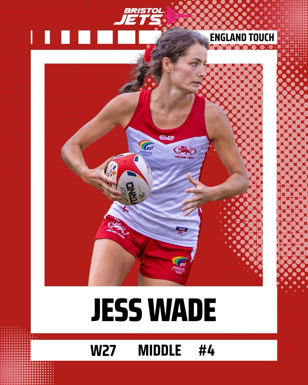 ๐ด๓ ง๓ ข๓ ฅ๓ ฎ๓ ง๓ ฟ EUROPEAN CHAMPIONSHIPS ๐ด๓ ง๓ ข๓ ฅ๓ ฎ๓ ง๓ ฟ
Introducing your Jets representing @englandtouch next week in Vichy - can they bring it home? ๐๐คฉ
#JetPack โ๏ธ