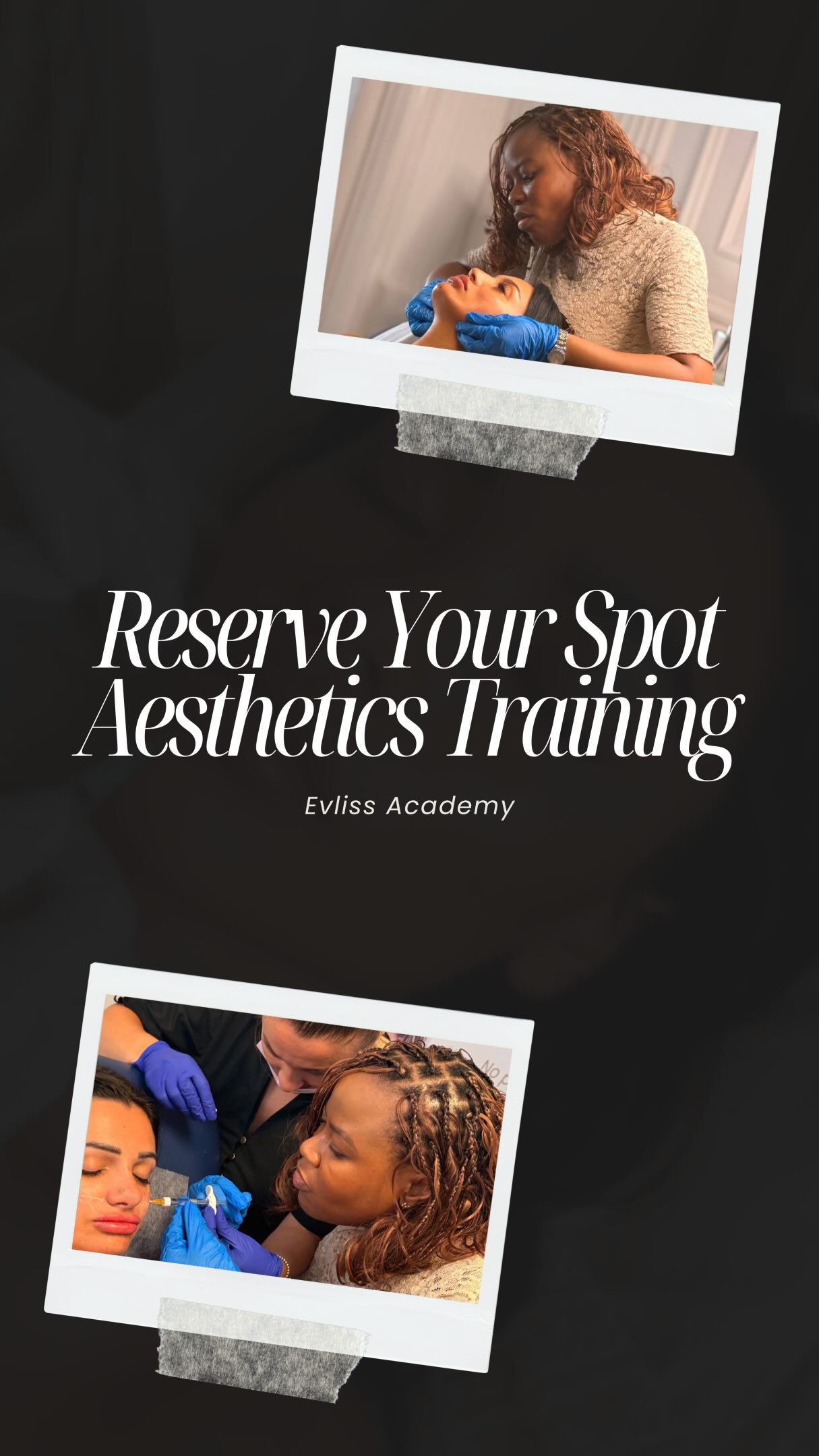 Everyone starts somewhere. ✨
You don’t need experience to begin—just the willingness to learn.
At Evliss Academy, you’ll receive expert guidance, hands-on training with live models, and the confidence to start your journey in aesthetics.
📩 DM us to learn more about our upcoming courses.
#aesthetic #course #watford #london