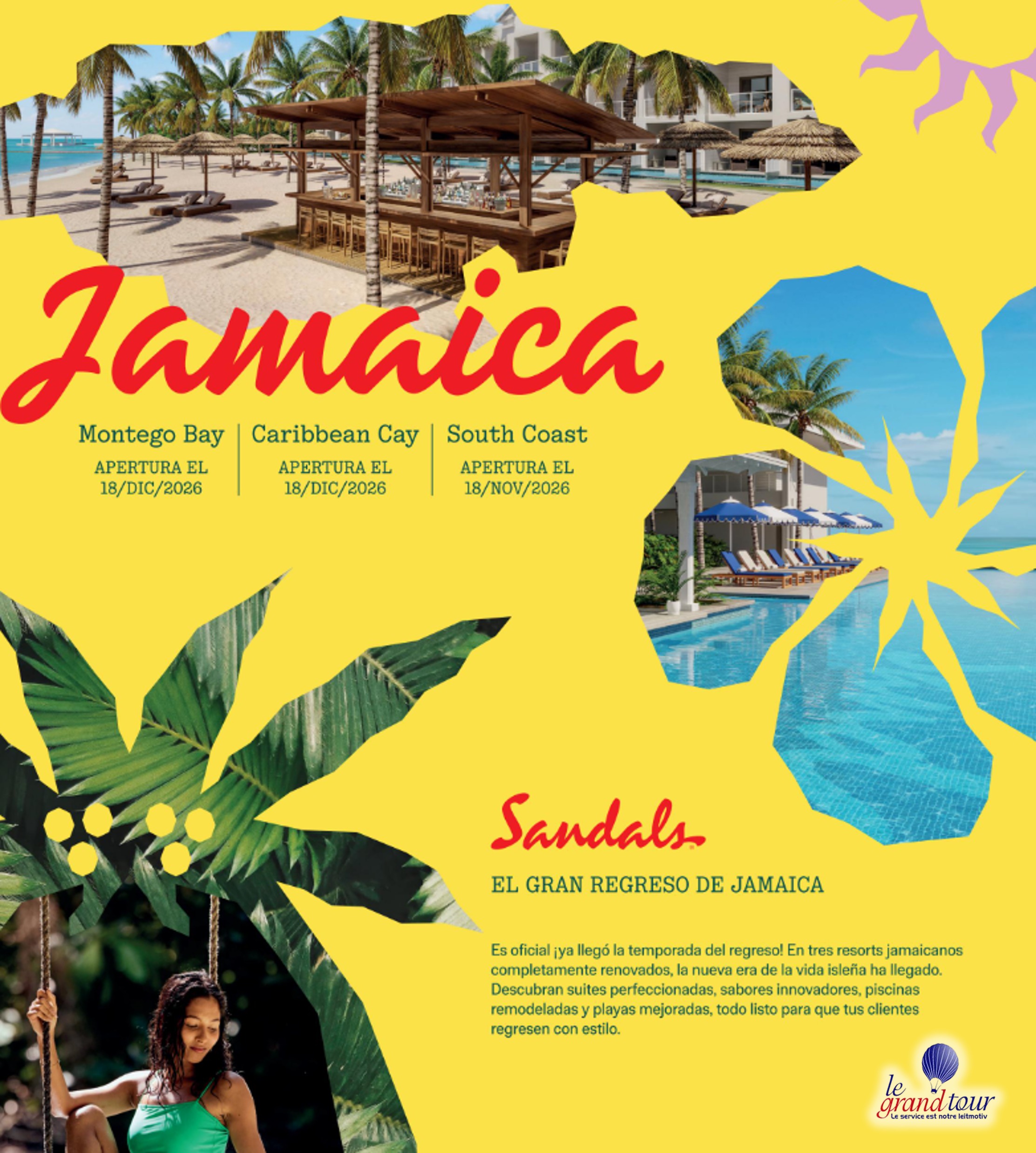 🏝️💖 Convierte tus vacaciones en una historia inolvidable en Sandals Jamaica. Relax, lujo y el encanto del Caribe se unen para crear momentos únicos. 🌺🍸✨
#SandalsJamaica #EscapadaPerfecta #Caribe