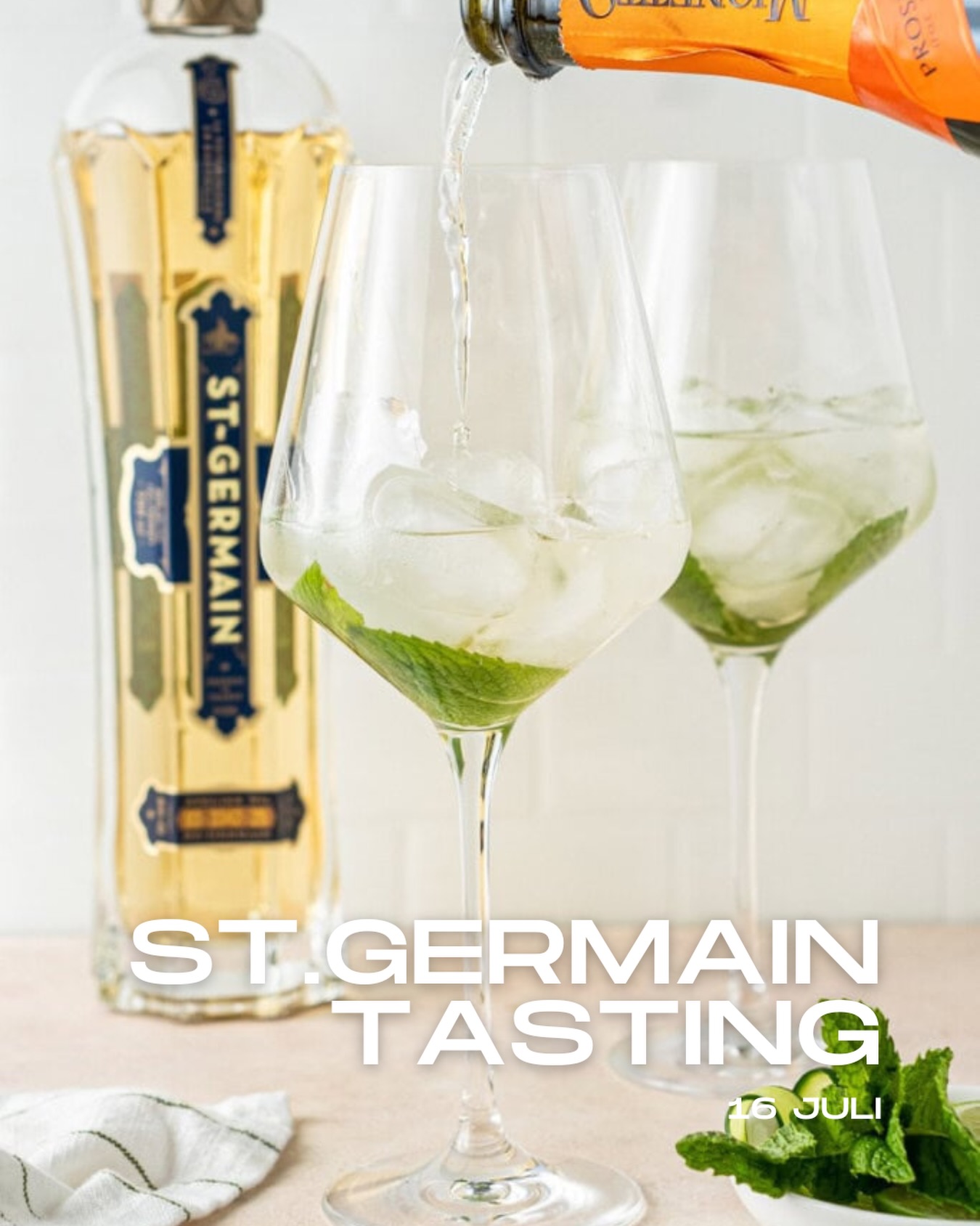 Kom vanavond langs tussen 17u en 21u en geniet van een kleine degustatie van de St. Germain Spritz 🥂
Een afterworkske inplannen met de collega’s? 🤗