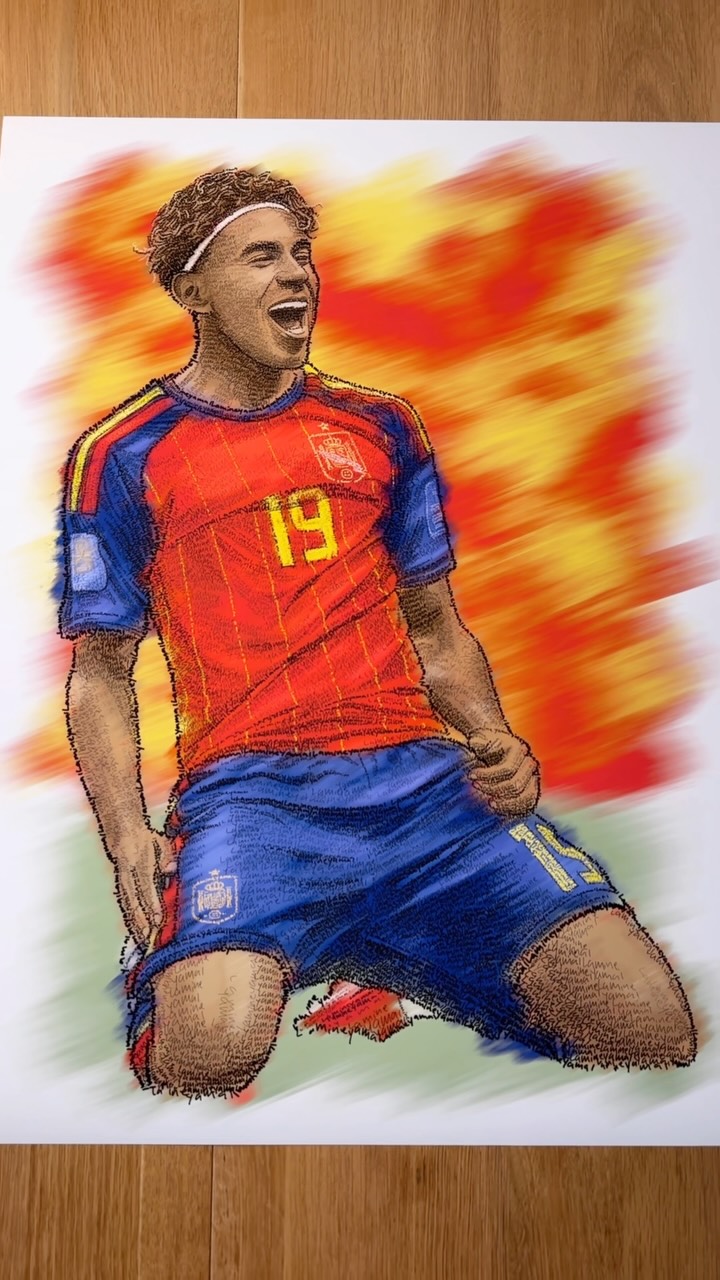 Viva España 🇪🇸
Quién crees que ganará la Copa del Mundo?
#spain #worldcup #lamineyamal #wordart #portrait
