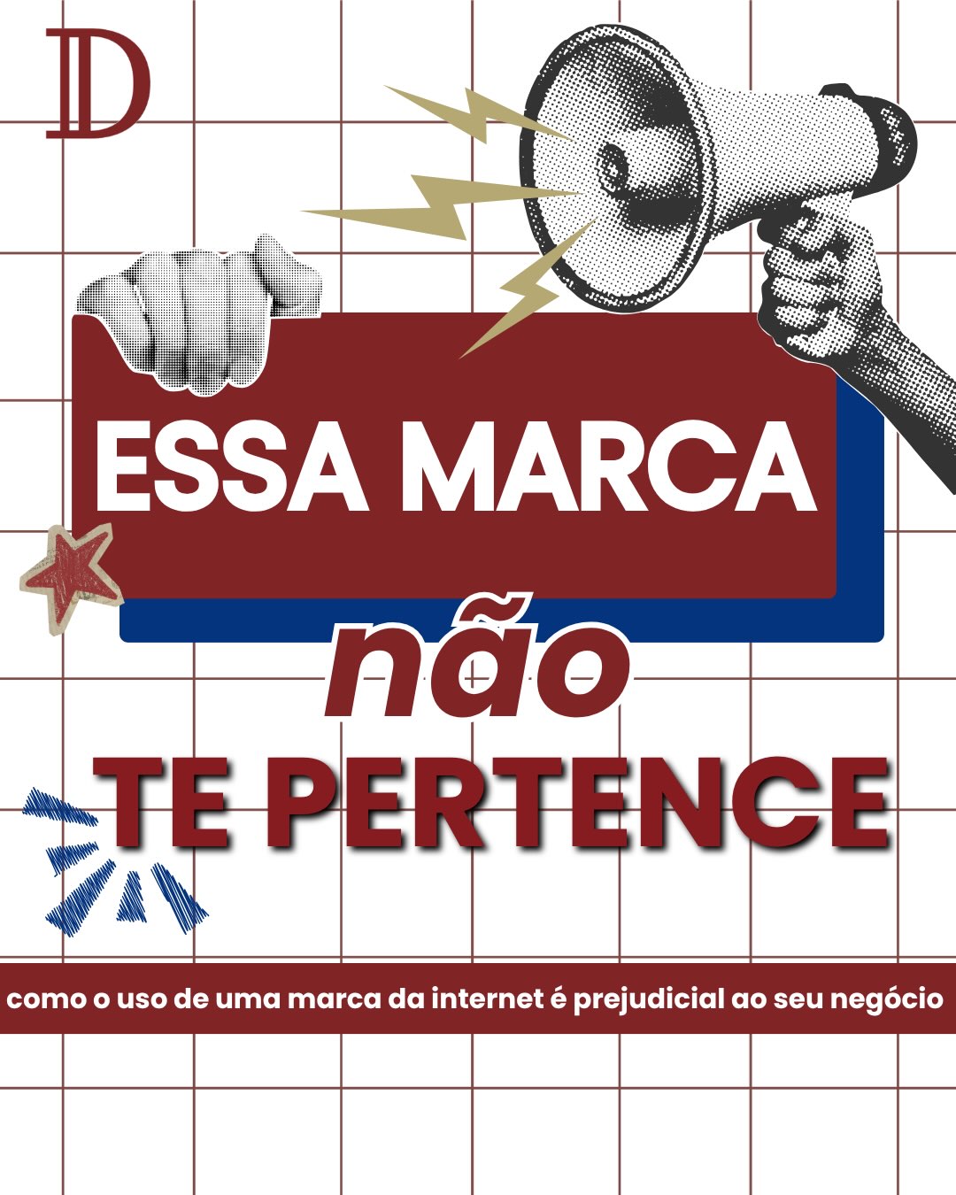 ⁉️ Você sabia que a sua marca pode não te pertencer?
No post de hoje, iremos demonstrar a razão da importância de ser original ao criar a sua marca.
▶️ Siga a DESTRO para dicas futuras sobre o mundo jurídico.