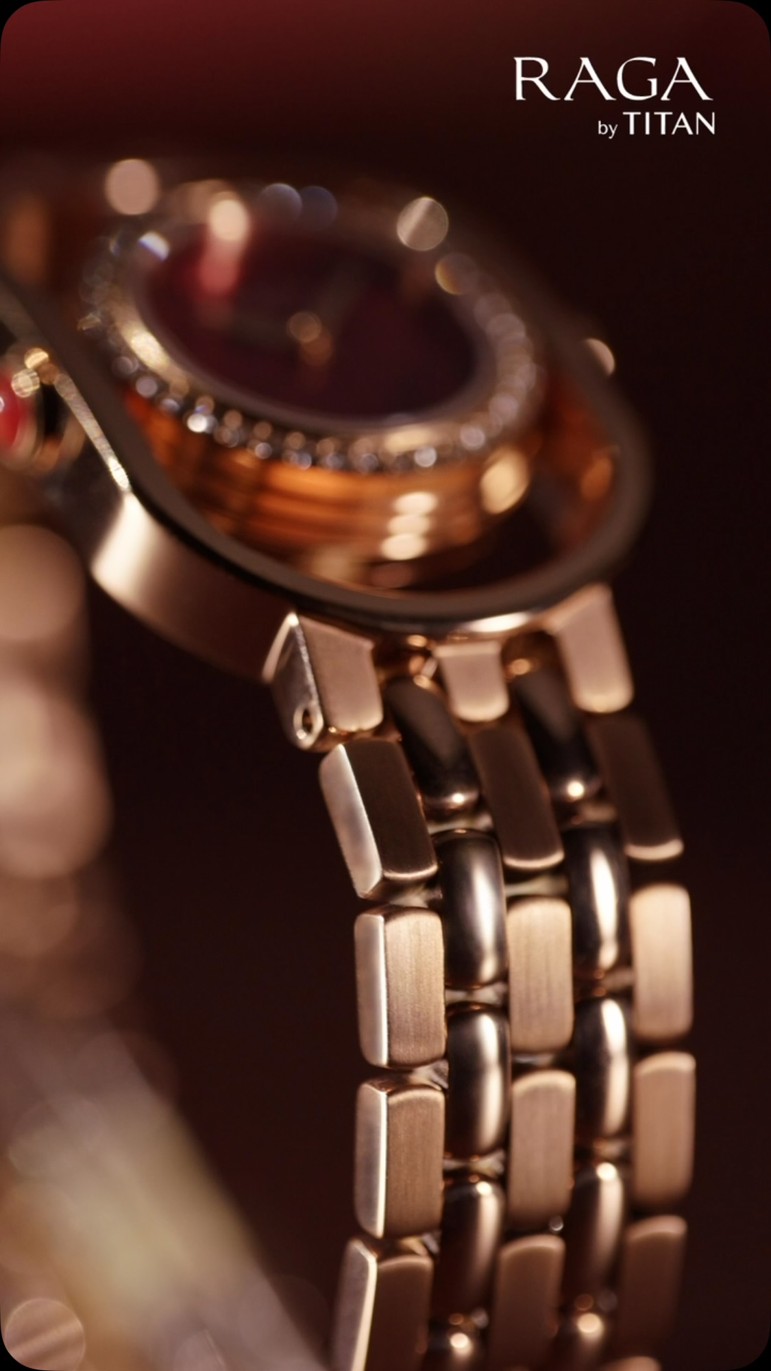 Titan Raga Inspired by the Moulin Rouge. Tabletop macro watch film. #productcinematography #motioncontrol
