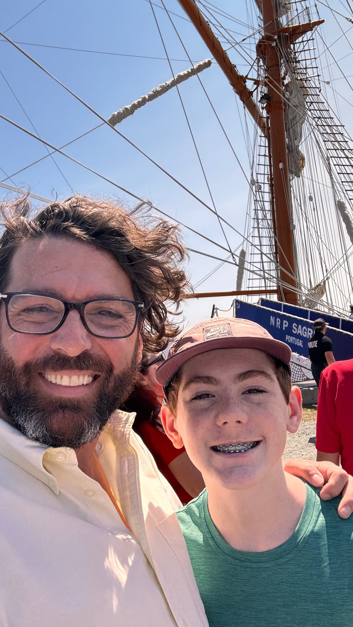 You could feel the excitement along the waterfront today as the Portuguese tall ship NRP Sagres sailed into New Bedford Harbor.
The Sagres has served as a training and educational ship for the Portuguese Navy for more than 60 years and has sailed around the world.
The ship is docked at the Marine Commerce Terminal (16 Blackmer Street) through July 23. Free public tours are offered Sunday through Wednesday. Visitors can also explore the history behind the Sagres and the maritime traditions it represents through a special program at the New Bedford Whaling Museum. ⚓🇵🇹
#NewBedford #NRPSagres #PortugueseHeritage #TallShip #Sail250