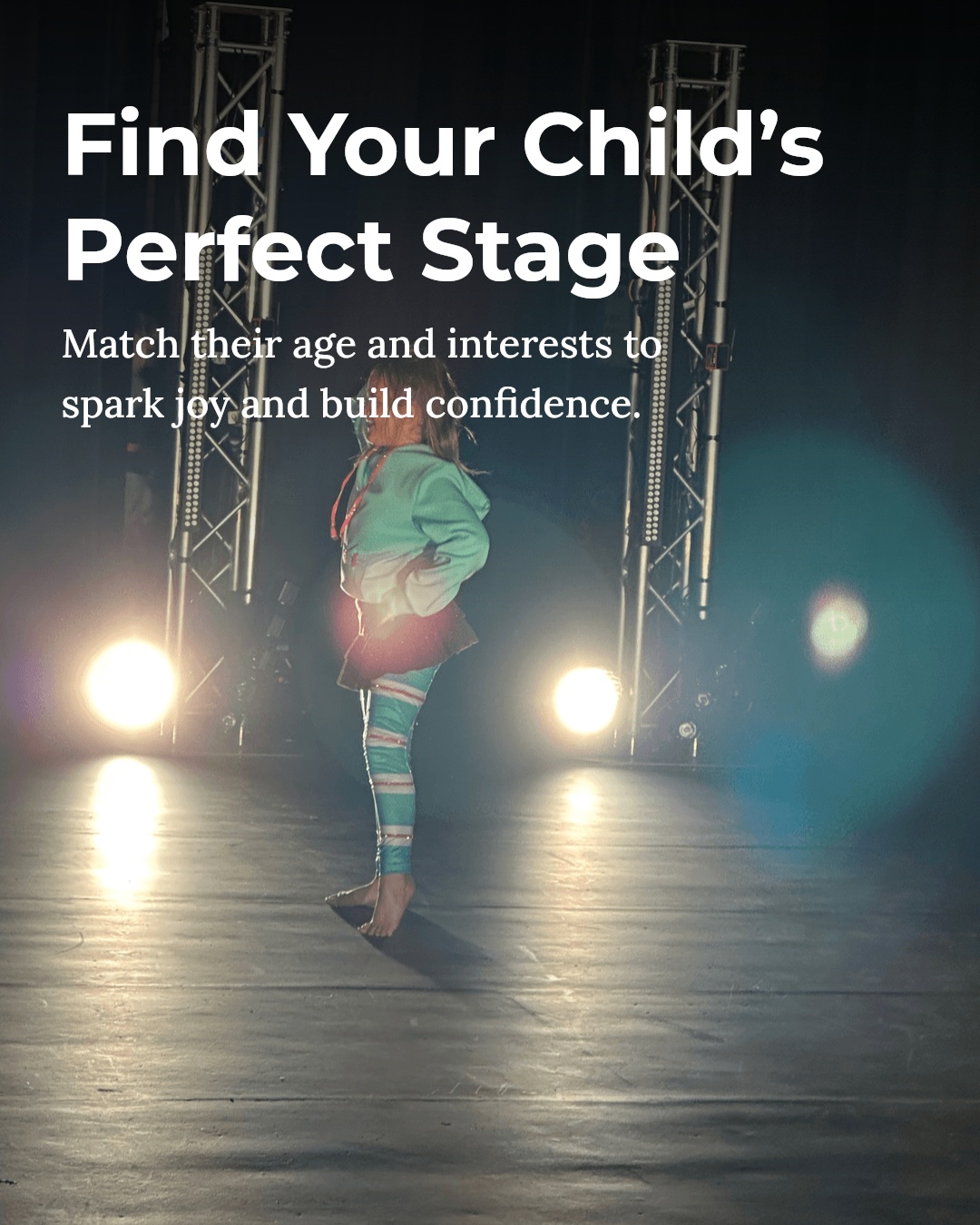 Which performing arts class suits your child's stage?
Choosing the right class can feel tricky, but it’s all about matching their age and interests.
From tumbling tots who are just discovering movement, to teens finding their voice through singing or acting, every stage has a perfect fit.
Join us and find the class that sparks their confidence and joy!
Book your spot today!