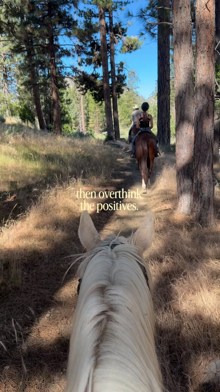 If you’re going to overthink, overthink the positive. Life is looking amazing at the Ranch in the Sequoias. Grateful for this beautiful day, fresh air, and all the blessings around us. 🌲🤠🏞️