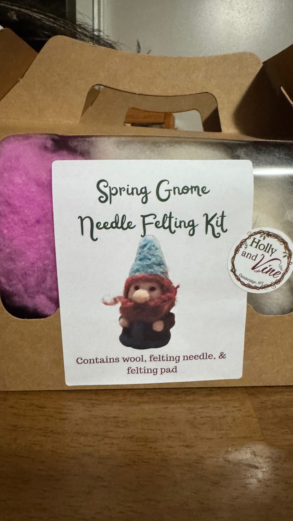 Are you trapped inside because of bad weather?
Stuck in waiting rooms or the DMV?
Or on your hundredth travel delay?
Don’t doom scroll - pick up a @holly_and_vine needle felting kit everything you need to make even the most mundane tasks fun!
New spring gnome kits headed to @saratogafarmersmarket tomorrow with everything you need to make this summer a great one - no matter how many times your flight is delayed.
#supportlocal #needlefelting #wool