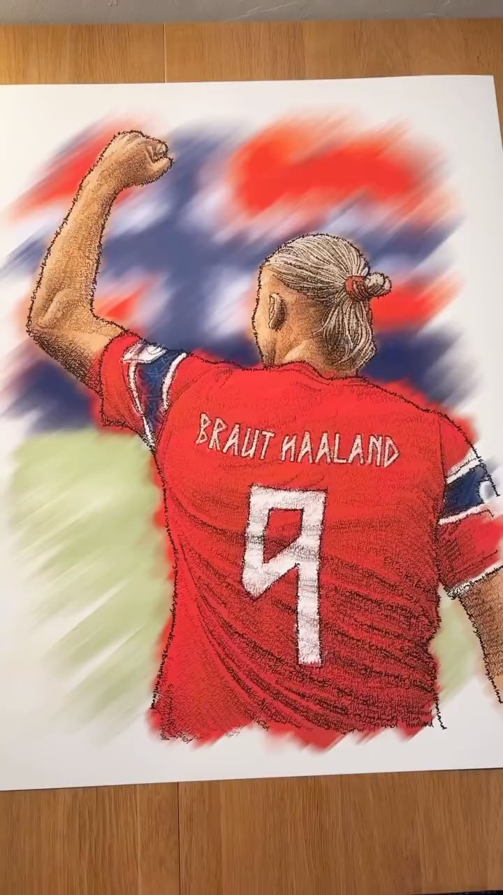 Heia Norge 🇳🇴
What an incredible run for the Norwegian team! They were my favorite team to watch all tournament and I wanted to do a drawing to celebrate their historic run!
#norway #norge #erlinghaaland #worldcup #wordart