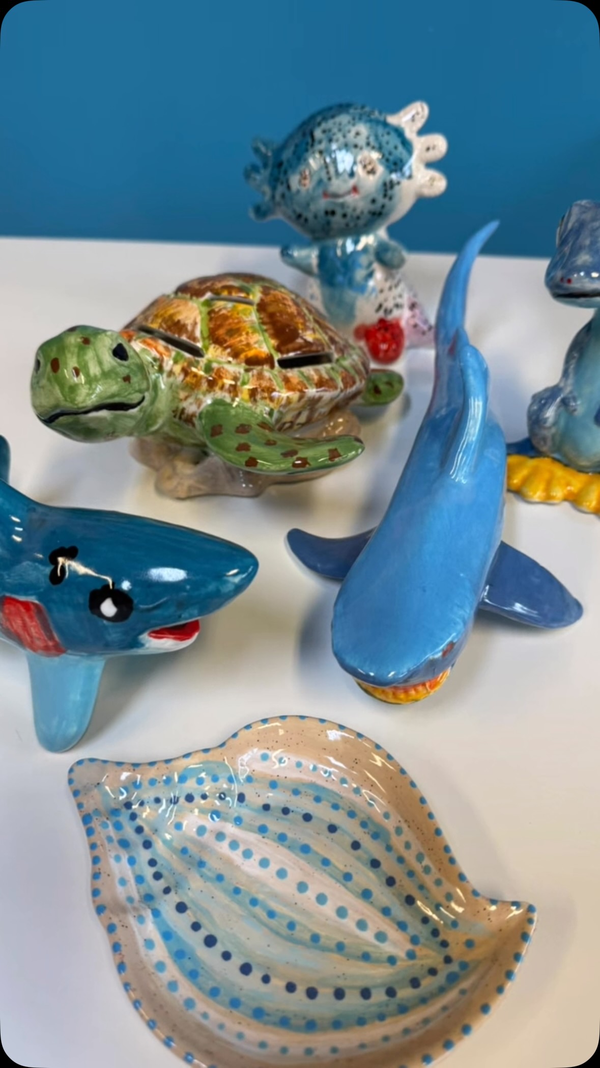 What did you do on your trip to AMI? #ami #painting #ceramics #family #memories