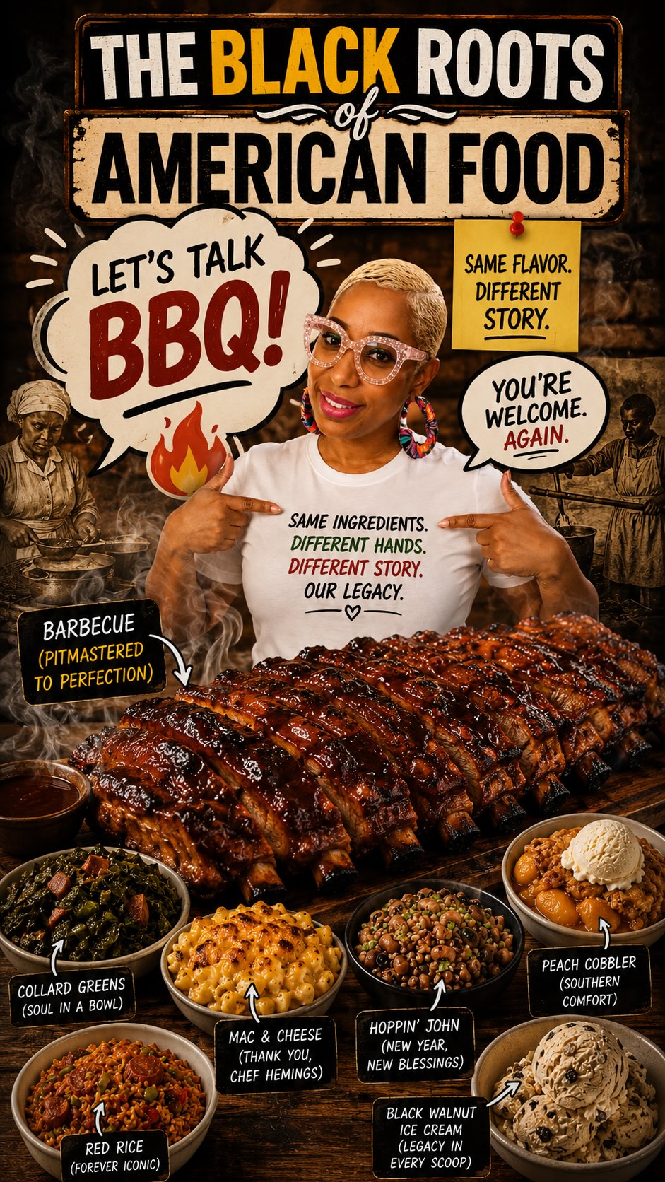 The Black Roots of American Food #BlackRootsOfAmericanFood
#BlackHistory
#FoodHistory
#History #blackexcellence