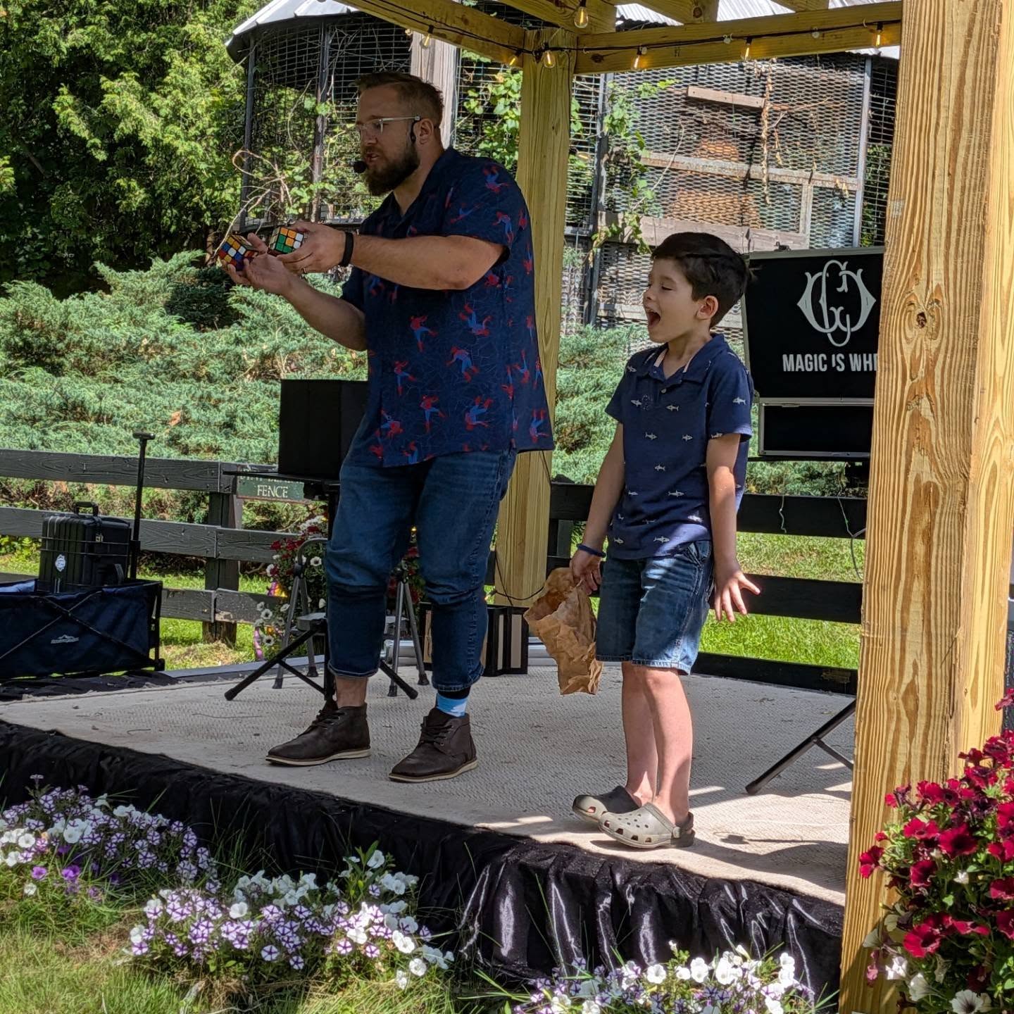 Seven shows in 4 days. #blast and very happy to be given the opportunity to perform in so many different places. Here are a few pictures from those shows, but if anyone has any other send them my way. More shows to come!
My next public show is on July 29th at 10:30 a.m. at oriskany falls library. Hope to see you there
#MagicOfChrisWheel #magic #familyevents #summermagic