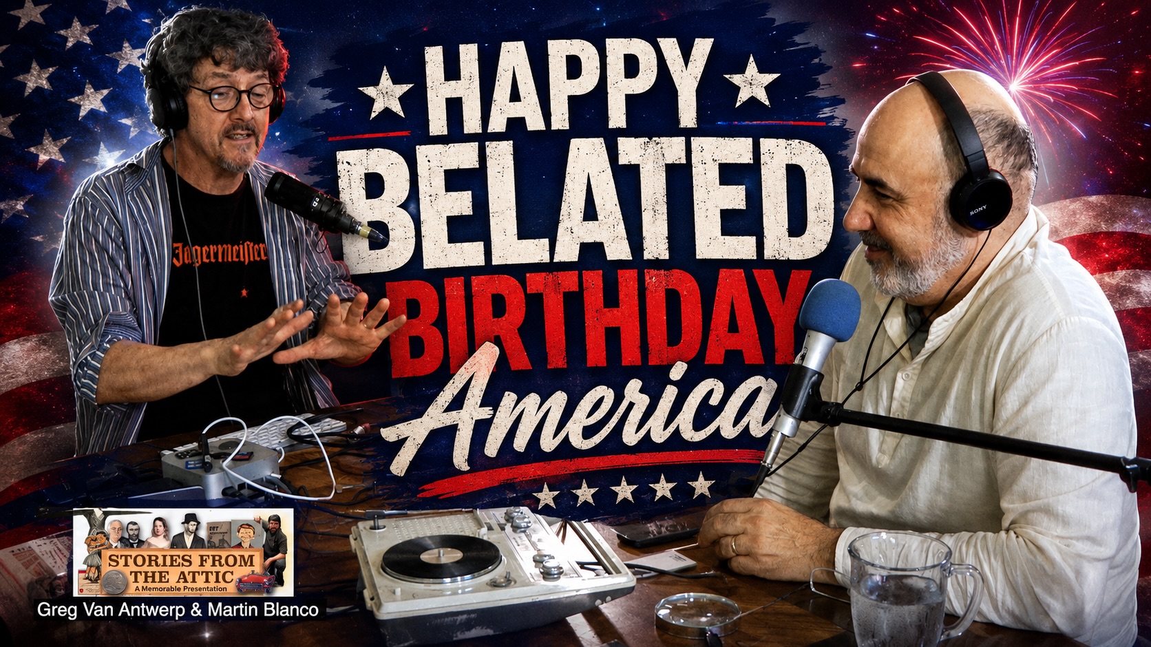 Episode dropped! Celebrate America 50 years ago with vintage audio and vintage salute to America you may never hear again! Link in my profile.