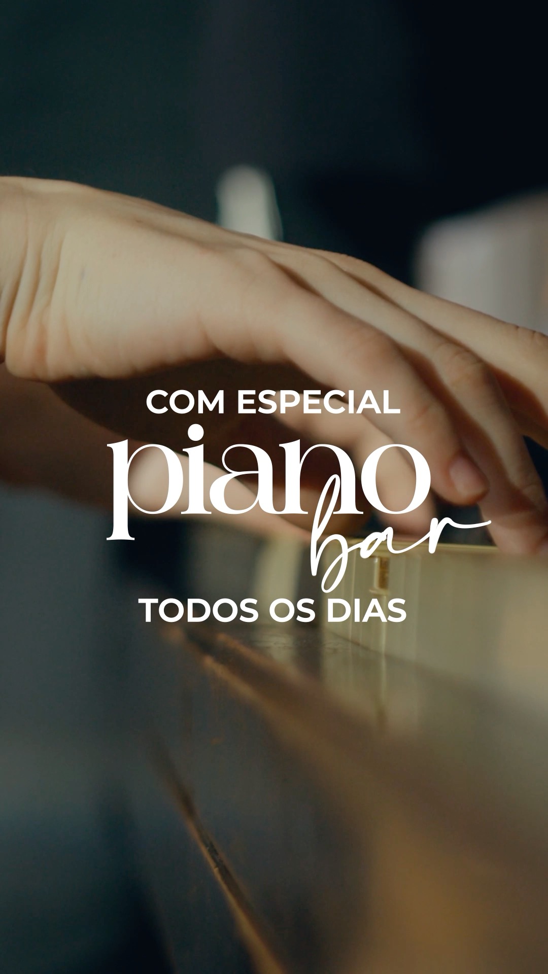 O Mês da Pizza continua, e a trilha sonora também. Até o fim do mês, teremos piano bar todos os dias para deixar cada noite ainda mais especial.
