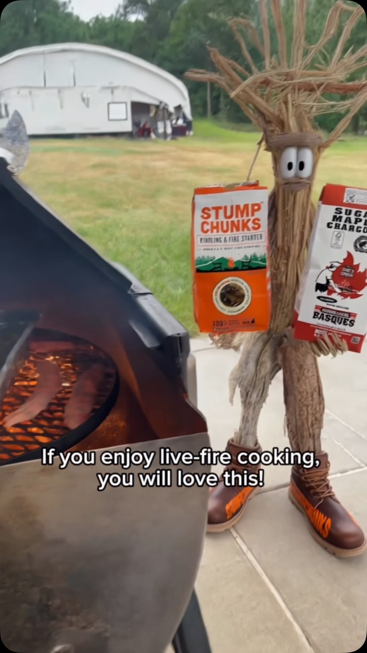 The perfect combo for live-fire cooking! StumpChunks 🤝 Sugar Maple Charcoal
A handful of StumpChunks will get your charcoal red hot and ready for grilling in no time!
#livefirecooking #grillingseason #grillin