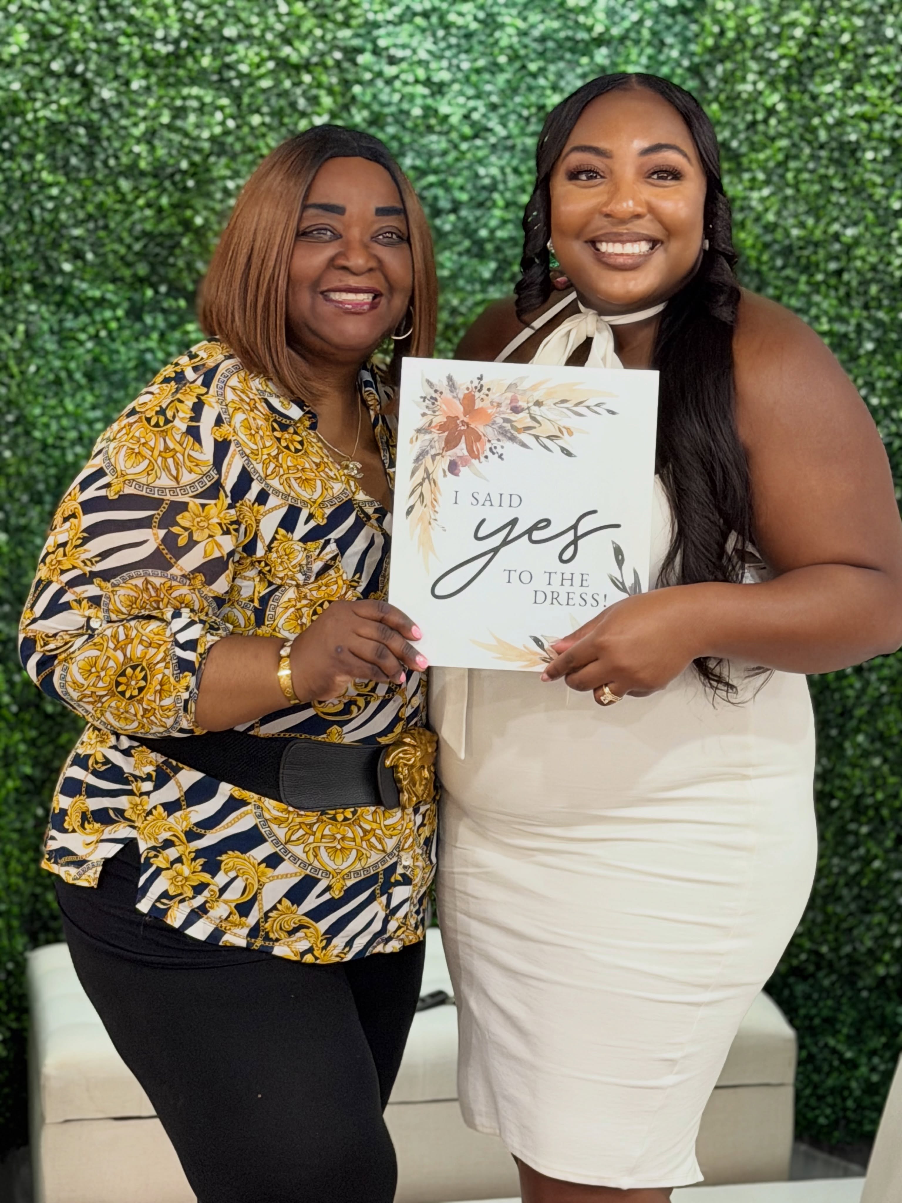 Thank you, Imani! It was truly our pleasure to be a part of your bridal journey. π€βΊοΈ Wishing you a lifetime of love and happiness! β¨
Ready to find your dream gown? Contact us today to book your appointment. Custom gowns are also available at #AmoreBridalCouture. π°β¨
