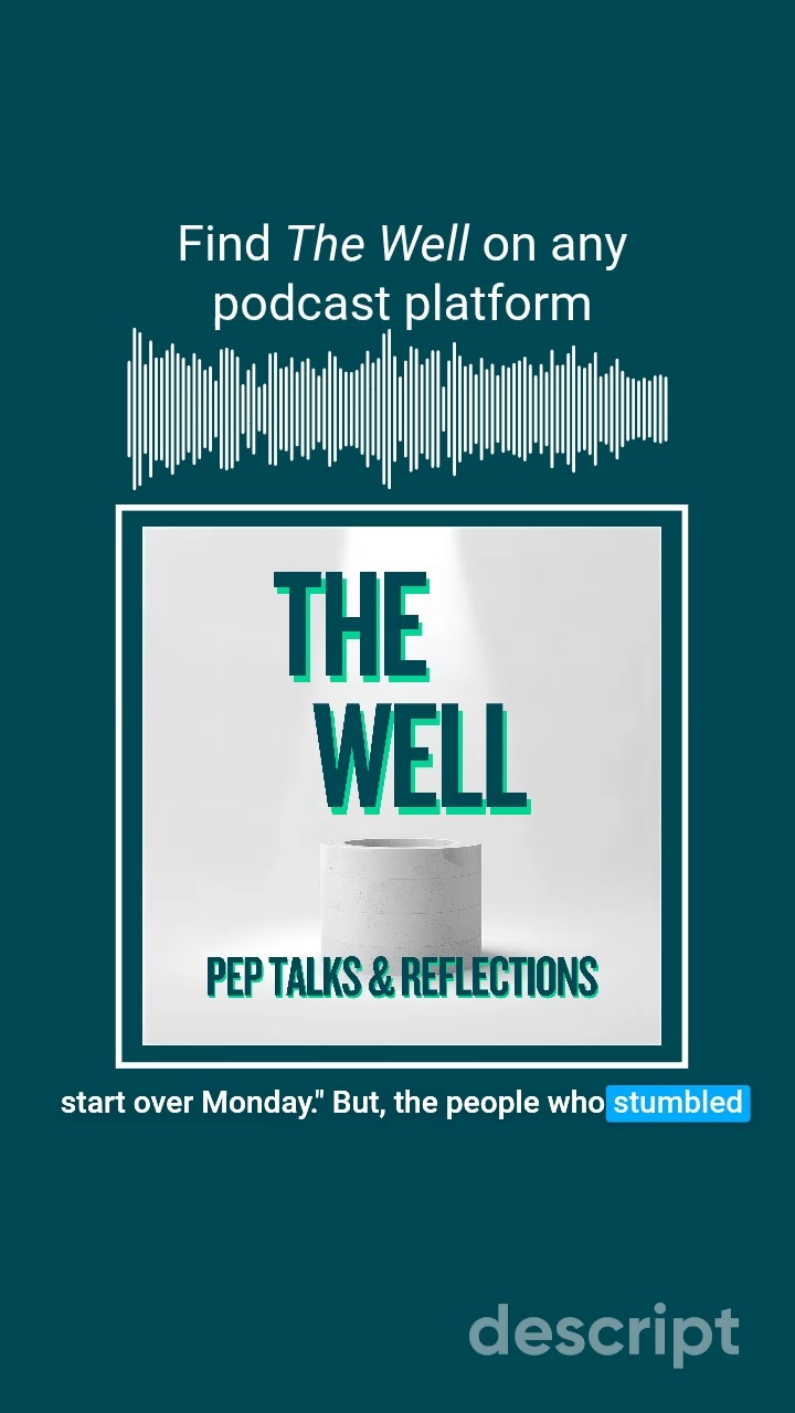 POV: your favorite wellness podcast starts dropping actual research stats
Episode 7 and beyond — still real talk, now with receipts. 🎙️ #TheWellPodcast #NutritionTips #HealthMotivation
Episode Title: Recharge Your Belief Battery
Subtitle: Why the voice in your head is holding you back more than any setback ever could
Key Takeaway: Doubt is loud, but it's not wise. It doesn't know what you're capable of. Only action can show you that — and it starts with one small, kept promise.
https://rss.com/podcasts/eatwellpep/