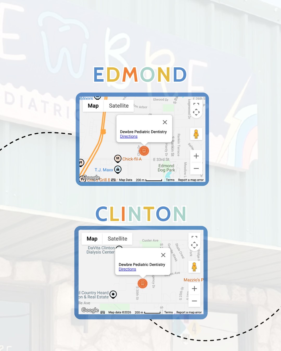 Twice the locations. Twice the smiles. 😁
We're located in both Edmond and Clinton!
