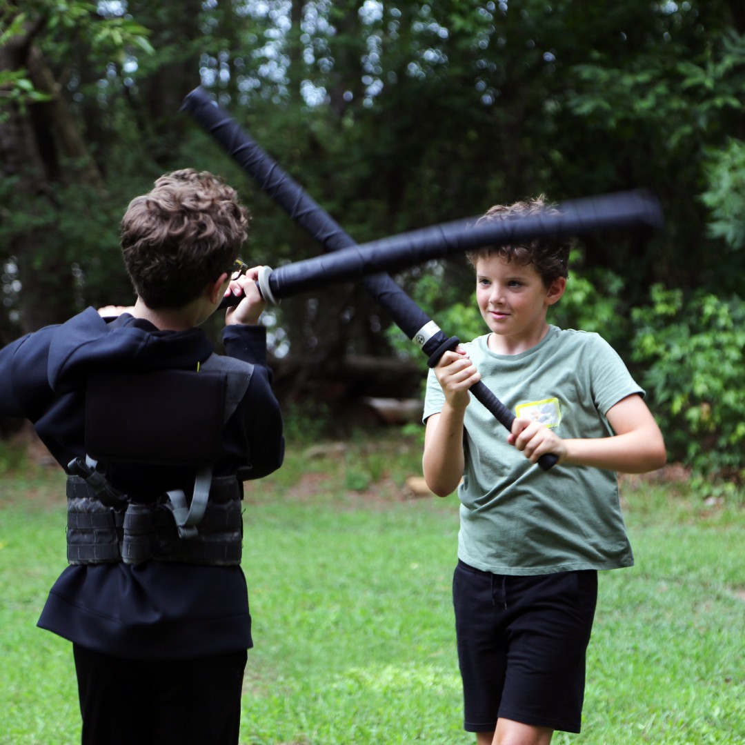 This week, we're highlighting one of our summer camp experiences: Wilderness Survival Skills & Japanese Sword Camp. 🥷🌲
Throughout the week, campers explored the fundamentals of traditional Japanese sword techniques while developing focus, coordination, and self-discipline. They also learned practical wilderness survival skills, from creating a spark to start a fire 🔥 to discovering techniques for navigating and surviving in the outdoors.
Take a look at a few highlights from this hands-on camp led by our friends at @chquest
#DukeSchool #Durhan #OnlyAtDukeSchool #DukeSchoolSummerCamp #DSSummerCamp #Summer