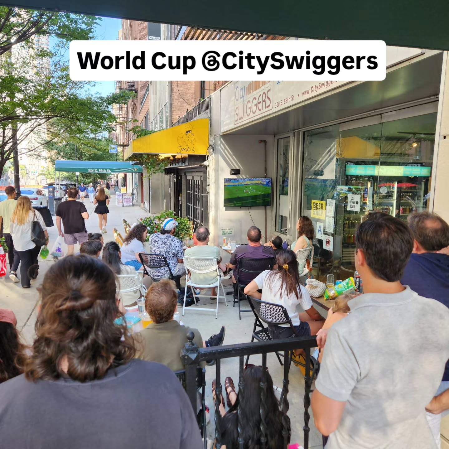 World Cup final final game
at City Swiggers
320 E 86 NYC
@cityswiggers #cityswiggers #craftbeer #craftbeernyc #nycbeer #worldcup
