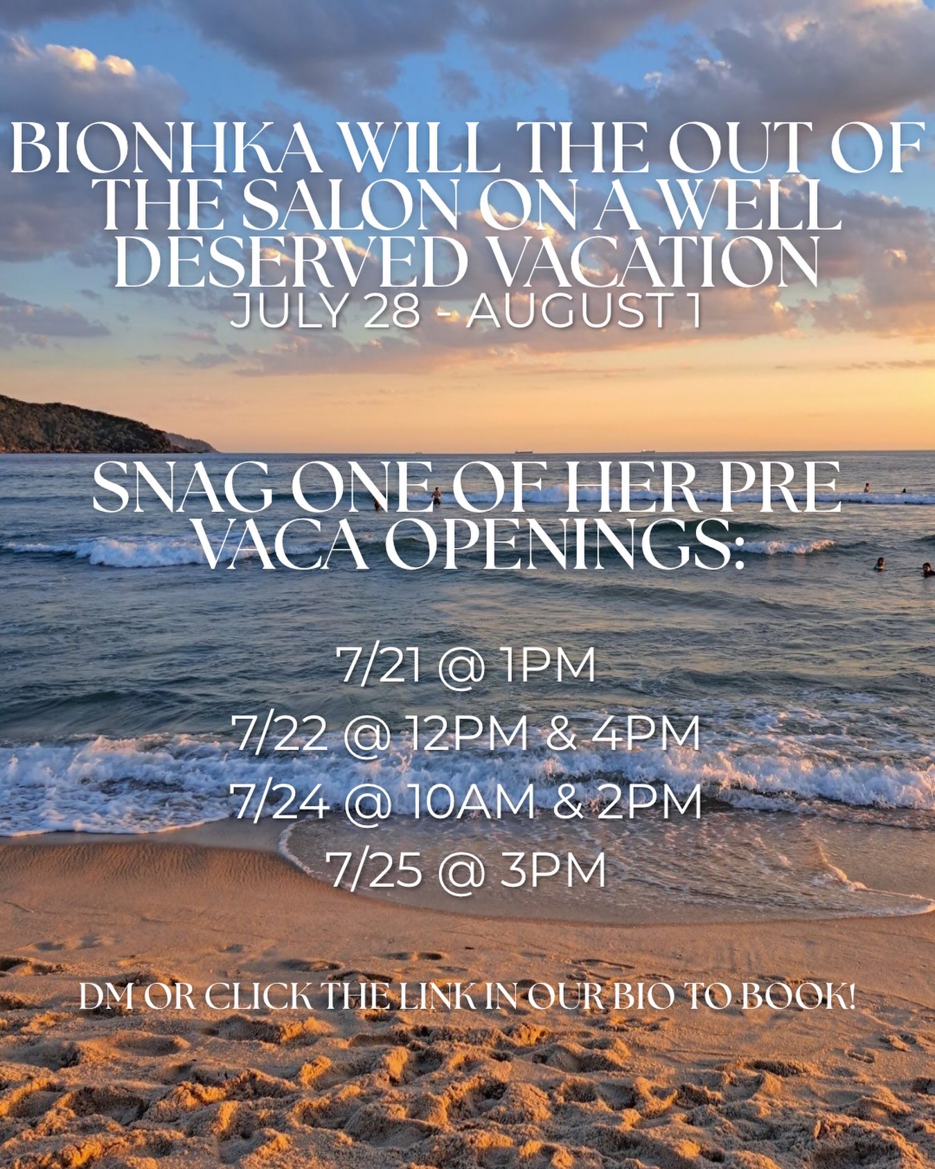 Last openings before she’s off to the beach 🏝️