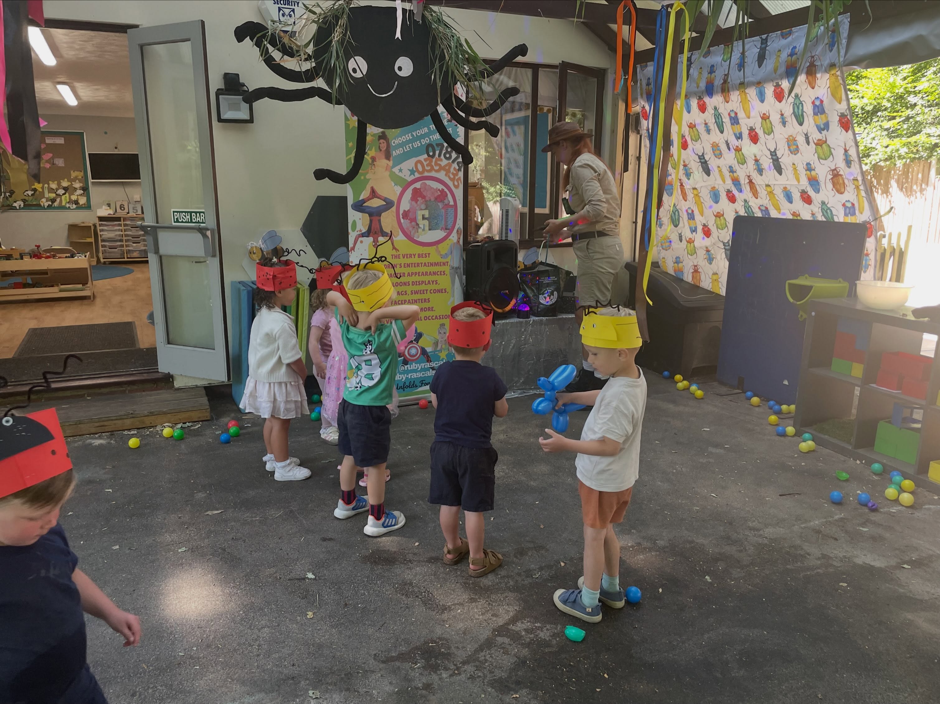 We have had so much fun today for our bug party πππ¦πͺ² we started off with a yummy snack and then @rubyrascals joined us for lots of bug games and dancing which we all enjoyed so much! π
