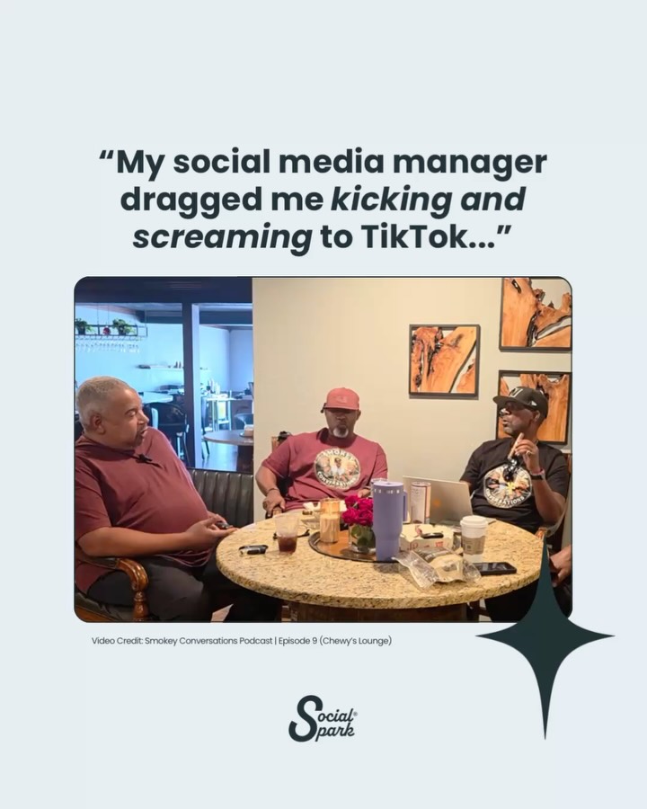 One thing about Social Spark…we’re going to get the job done! 🩵
We loved seeing Stuart, co-owner of @chewyslounge, talk about how social media has helped bring people through the door! We’re grateful to work with clients who trust us, are open to new ideas, and aren’t afraid to try something different. Even if we have to drag them to the solution every once in a while 😉