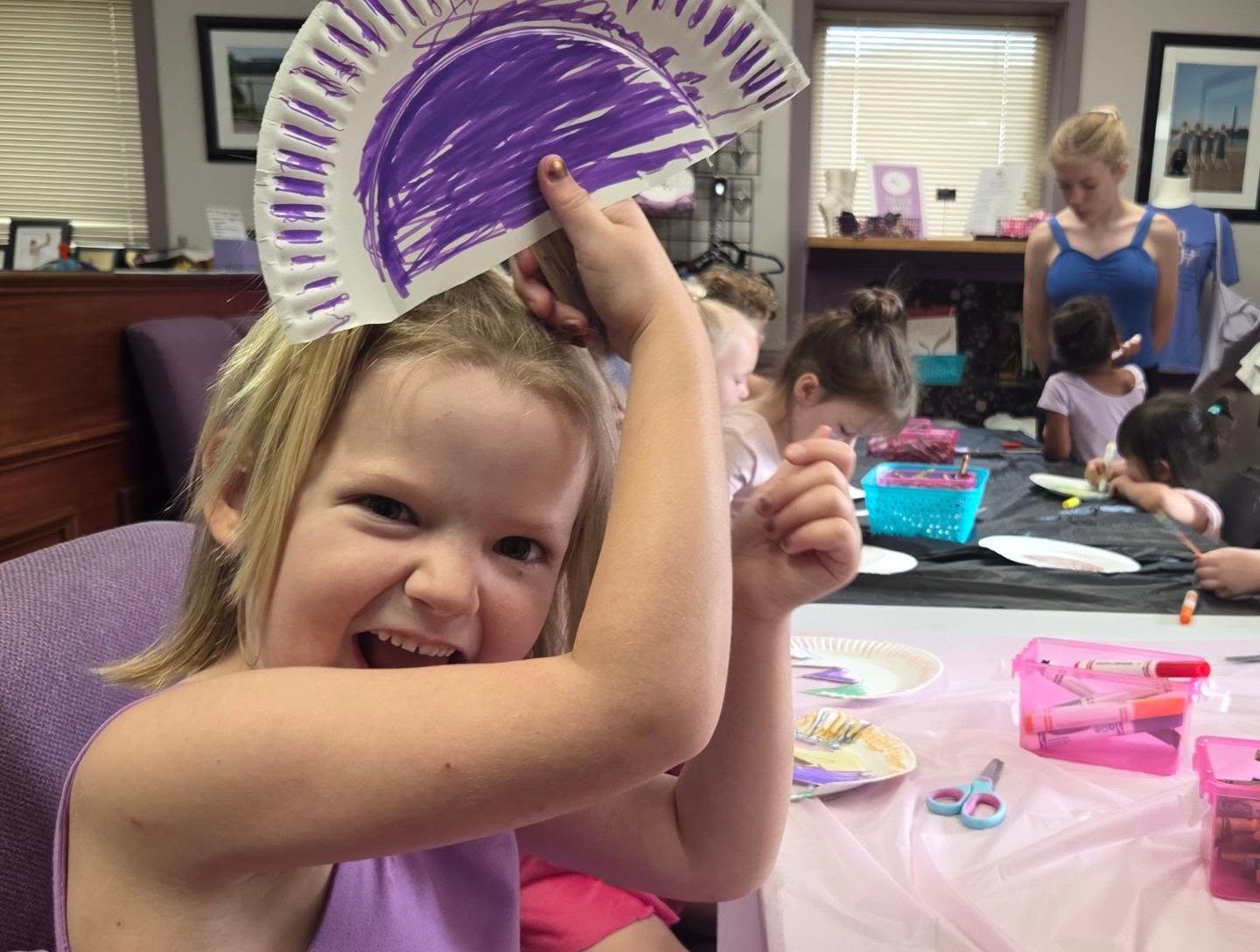 TBBS had a great first day of Dance Sampler! Dance, Crafts, games, and making new friends!
TBBS has one more camp next week, Nutcarcker Camp! Don't miss out on an enriching and fun week. Learn more and register at www.berwynballetschool.com