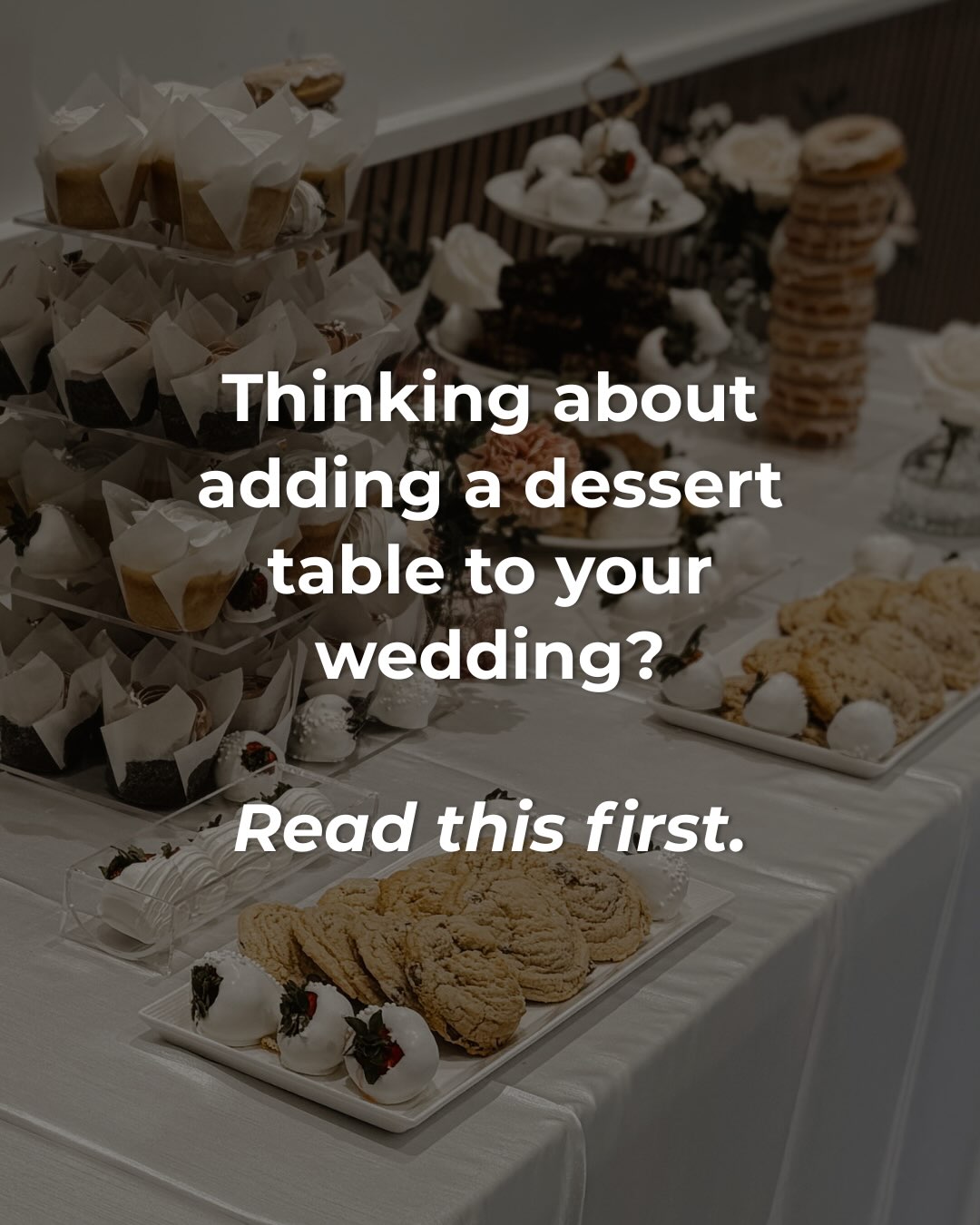 Of course dessert tables are about offering your wedding guests something sweet but theyâre also about creating an experience. A beautifully styled display invites people to gather, linger, and discover a variety of desserts that feel just as intentional as the rest of the celebration!
From helping you decide how much dessert youâll need to coordinating display rentals and styling every last detail, my goal is to make the process feel effortless while creating something that feels beautifully connected to your day! đĽ
â
Okotoks Custom Cakes, Okotoks Bakery, Calgary Wedding, Wedding Cakes, Luxury Wedding Cakes, YYC Wedding, Wedding Cake Vendor, Wedding Dessert Table, Wedding Dessert Bar, Wedding Dessert Bar Vendor, Dessert Bar Options, Dessert Table Ideas