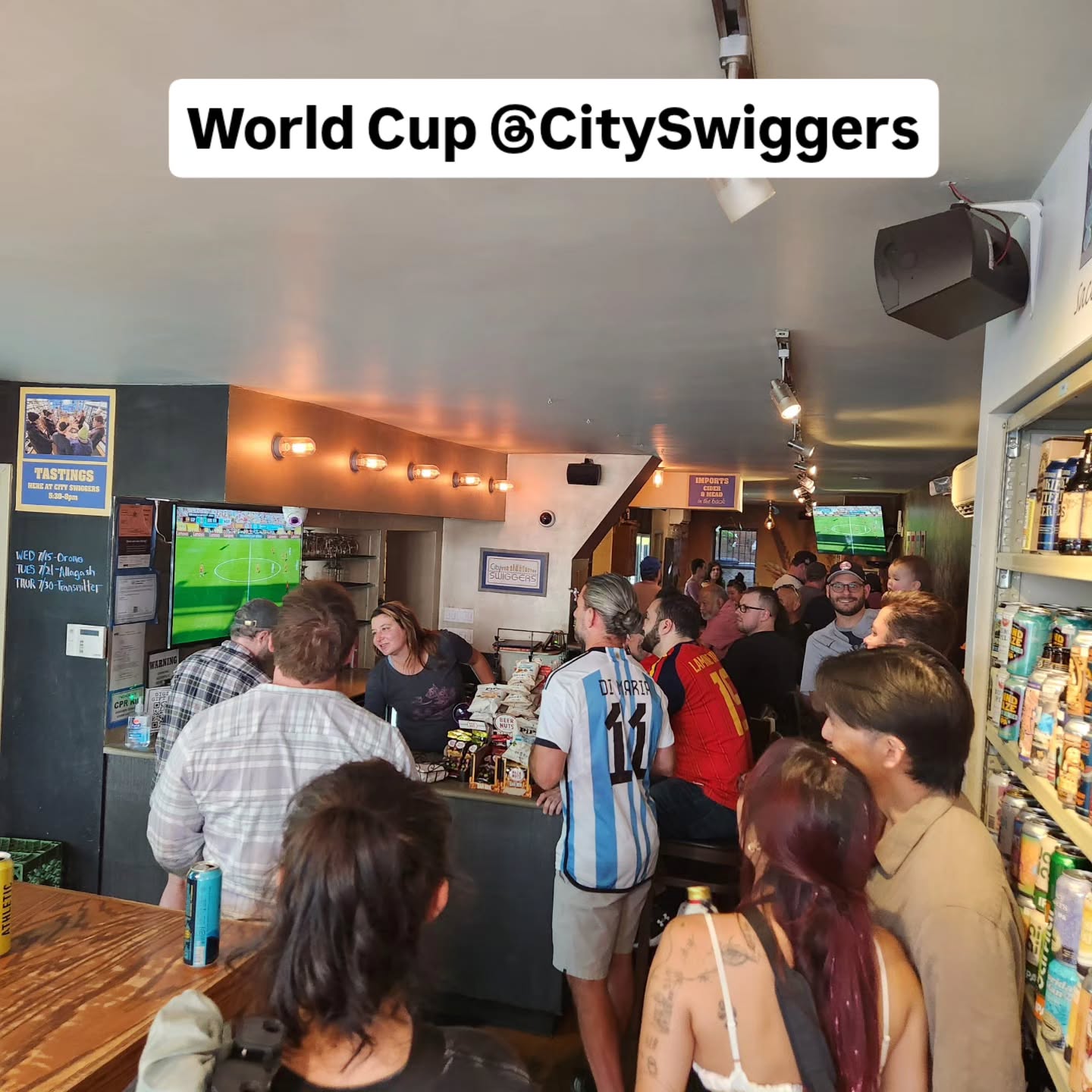 World Cup final final game
at City Swiggers
320 E 86 NYC
@cityswiggers #cityswiggers #craftbeer #craftbeernyc #nycbeer #worldcup