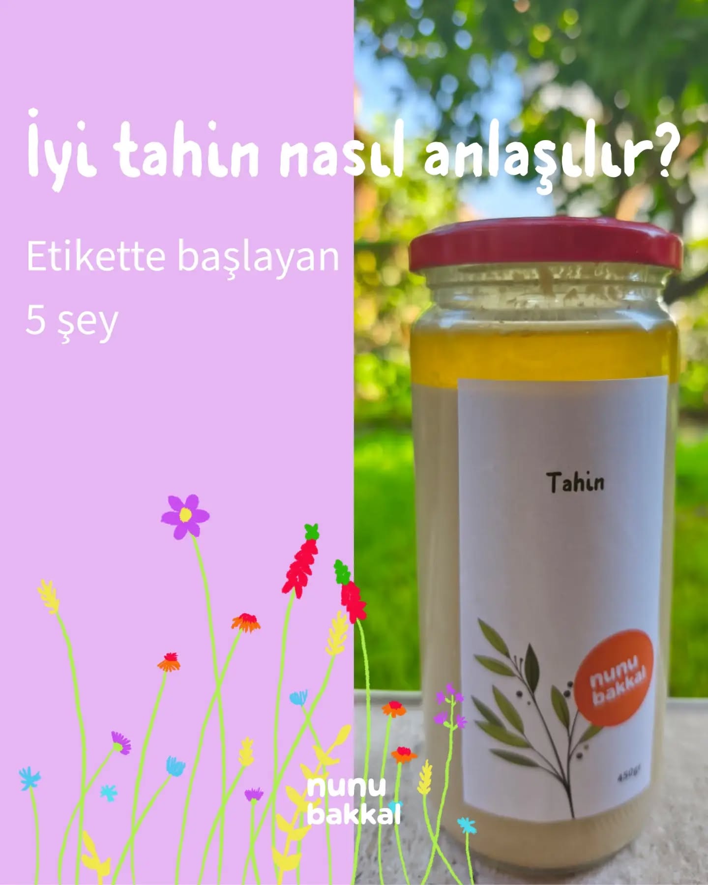 İyi tahin nasıl anlaşılır 🌱
Tahin alırken çoğumuz etikete bakmayız. Oysa aradaki fark tam da orada başlıyor.
İyi tahinin içinde susamdan başka bir şey olmaz. Ama piyasada ilave bitkisel yağ, emülgatör ya da şeker içeren ürünler de var — hepsi yasal, hepsi etikette yazıyor; sadece kimse çevirip bakmıyor.
Birkaç pratik bilgi:
Yağının üste çıkması iyiye işarettir, emülgatör içermediğini gösterir. Karıştırın, geçer.
Hafif acımsı tat normaldir; ama keskin, boğazı yakan bir acılık varsa susam fazla kavrulmuş olabilir.
Buzdolabına koymayın, sertleşir. Serin ve kuru bir yer yeterli.
Bizim tahinimiz %100 susam. Yeni geldi, raflarda. Sipariş vermek için hemen bakkala koş 🤸
nunubakkal.com
#nunubakkal #tahin #katkısız #vegan #antakya