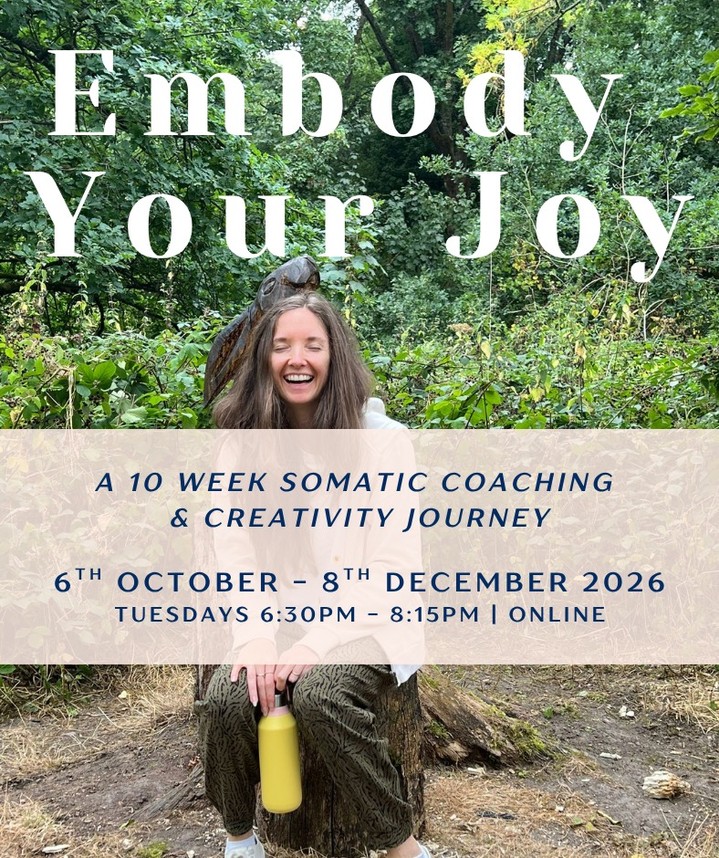 🍁🍂 EMBODY YOUR JOY AUTUMN 2026 🍂 🍁
This group journey is aimed at women who put themselves down, look outside of themselves for pleasure and contentment, and collapse onto the sofa at the end of the day; no space left for joy or creativity, and completely drained by overthinking, worrying or over-doing!
Maybe you dream of starting that craft project from 2023, or you just want to live a more naturally creative life, and not wait until you've ticked everything off your to do list to get started.
Perhaps you want to revive your movement practice in a way that doesn't feel like a chore or punishment.
Or stop putting pressure on yourself to get everything 'perfect' or 'right'.
Embody Your Joy is a supportive, creative, and nourishing space to land.
Where you can learn to use joy as an anchor for the ups and downs,
get out of your head and into your body more,
and have energy left for the fun things you actually want to do.
🌼 EMBODY YOUR JOY REFLECTIONS SPRING CONTAINER🌸
Was there a topic/ module, week or exploration that resonated with you the most, and why?
"For me it was particularly week 6 on the intuitive art and inner critic meditation. I could reconnect with that feeling of joy during the drawing. And this actually led me to buy watercolours for me and a drawing book. I also really liked the somagram as a way to visualise what I feel in the body."
The dates are; Tuesdays 6:30pm - 8:15pm from 6th October - 8th Dec 2026.
EARLY BIRD £350 - Ends 1st Sept!
(8 live sessions online and 2 weeks integration)
https://www.sophiereyyoga.co.uk/groupcoaching
Reach out if you have any questions - Book a free call and let's chat! 💛