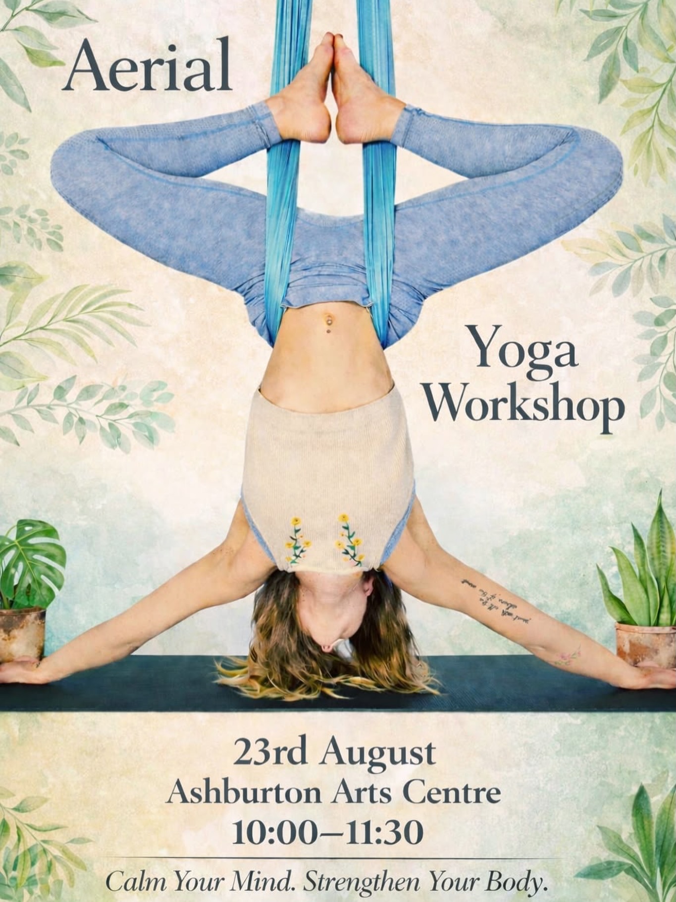 AERIAL YOGA SPECIAL WORKSHOP
With @charlottemariegarciawoods
This August / book now / very limited spaces
🧘♀️🌸🕉️
#yoga #aerial #aerialyoga #fyp #devon