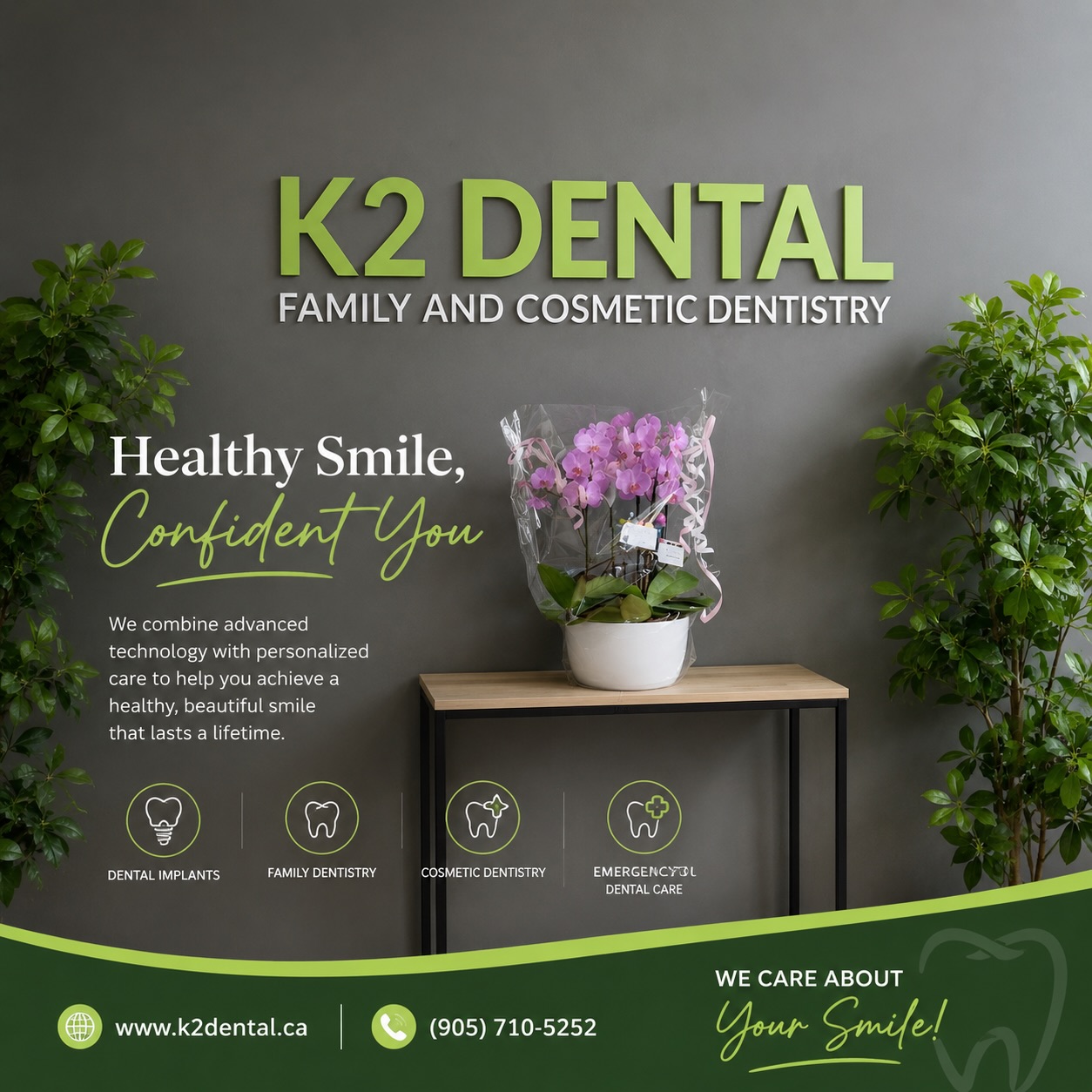 🦷 Your Smile Deserves Exceptional Care
At K2 Dental Clinic, we’re committed to providing high-quality dental care in a warm, comfortable, and modern environment. Whether you’re visiting for a routine checkup or a complete smile transformation, our experienced team is here to help you achieve and maintain a healthy, confident smile.
✨ Our Services Include:
• Family Dentistry
• Cosmetic Dentistry
• Dental Implants
• Emergency Dental Care
• Preventive & Restorative Treatments
From the moment you walk through our doors, you’ll experience personalized care, advanced technology, and a team that truly puts your comfort first.
📍 16655 Yonge St, Unit 9, Newmarket, ON
📞 (905) 710-5252
🌐 www.k2dental.ca
Book your appointment today and discover why so many families trust K2 Dental Clinic with their smiles.
#k2dental #newmarketdentist #نیومارکت_اونتاریو #نیومارکت