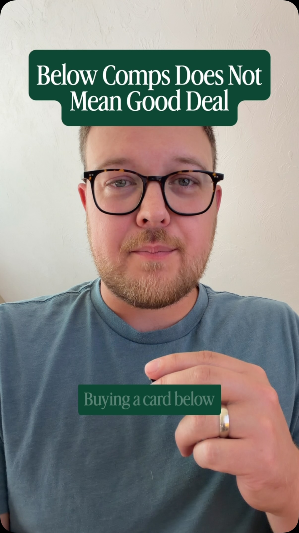 Buying a card below comps doesnβt mean you got a good deal. Hereβs what actually makes a good deal. #sportscards #collecting