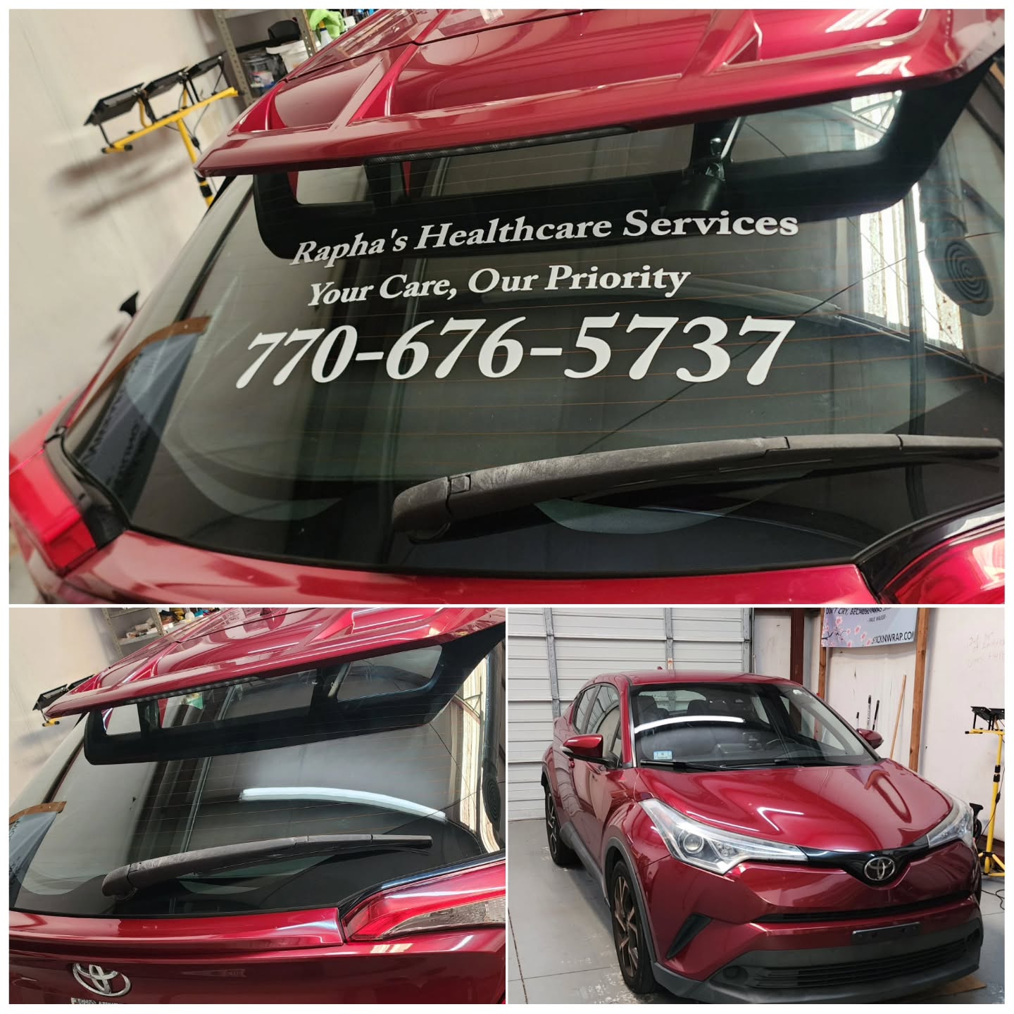 Need some custom lettering or design for your vehicle? Give your ride a unique look. Make an appointment with us and have them professionally made by us. We are open, by appointment only. You can schedule online or link is in our bio. https://sticknwrap.setmore.com
Please email us at sales@sticknwrap.com or call 770-299-1980 for more information.
.
.
.
⌨ www.sticknwrap.com
📧 sales@sticknwrap.com
🔑 160 Stanley Court Suite A
Lawrenceville Ga 30046
☎️ 770-299-1980
⏰ Mon to Sat: Appointment Only
📽 YouTube: sticknwrap
🚘 @raphashealthcare
.
.
.
#decal #stickers #vinyl #lettering #sticknwrapdotcom
