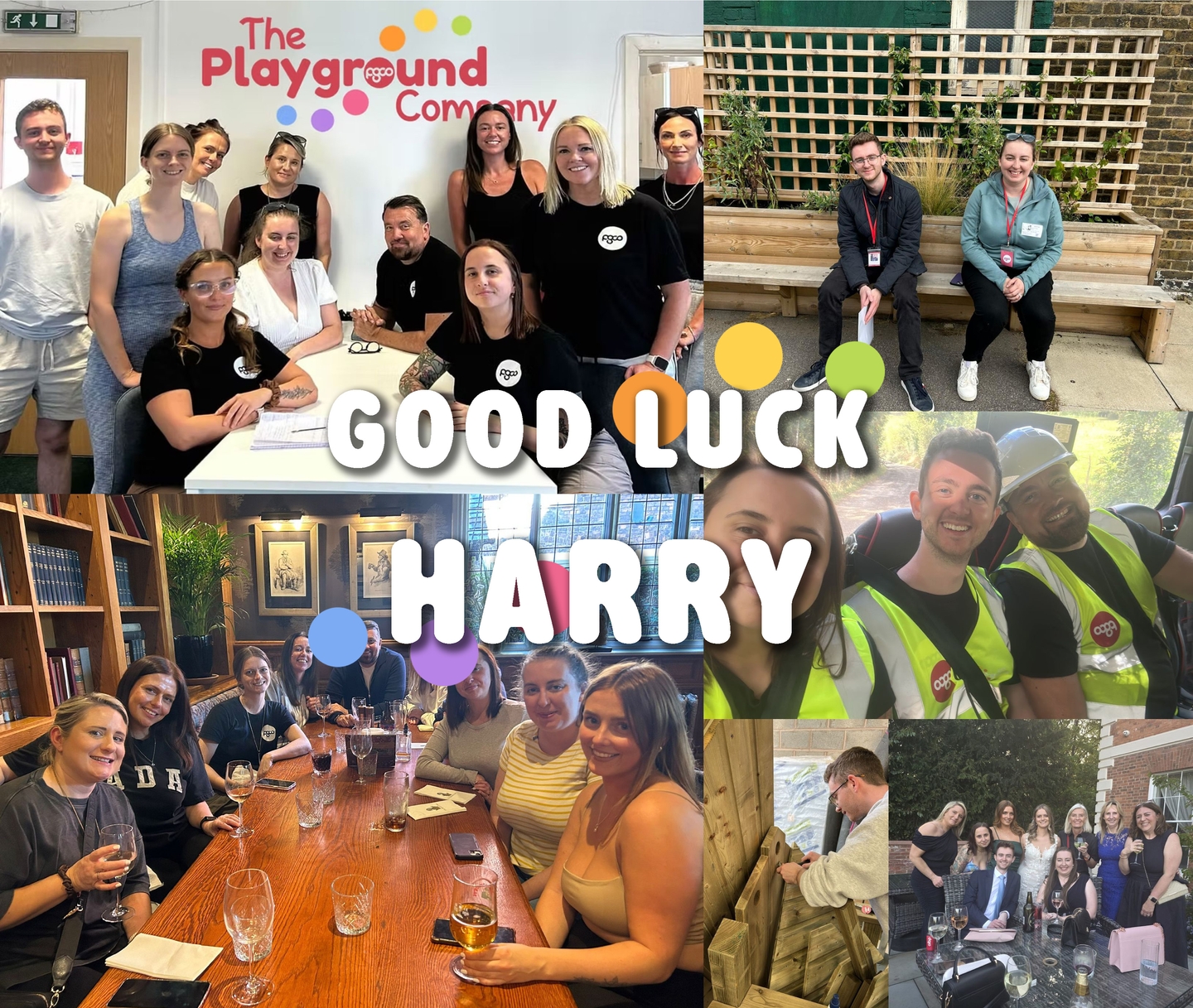 Good Luck, Harry!🎉
Today is Harry's last day at The Playground Company!
Harry has been a valued member of our team for the past 4 years and he will be missed by us all, but we wish him the best of luck in his new career 🌟