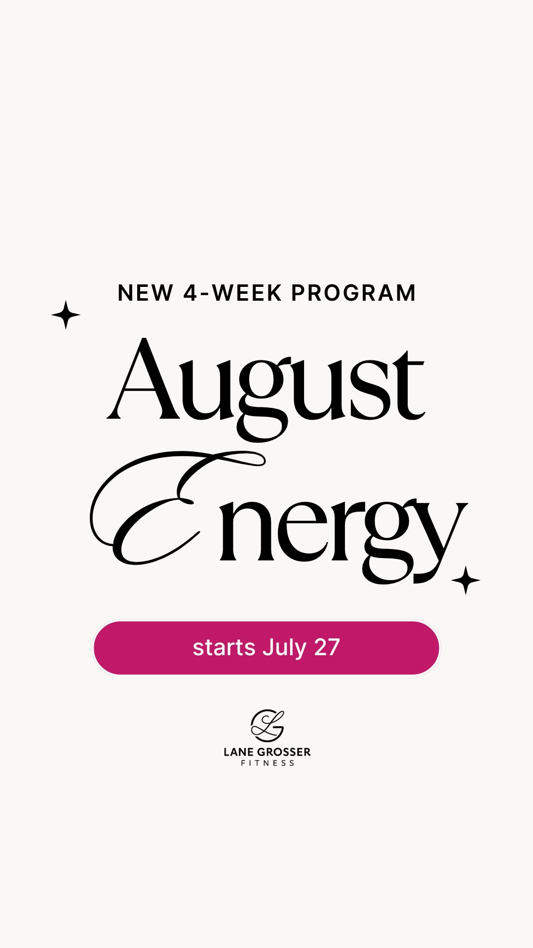 One week from today, we’ll kick off August Energy. 💛
(I originally recorded this for my Stories... so when I say “tap right here,” just pretend there’s a link. 😂)
Comment JOY and I’ll send you the registration link! ✨
#onlinefitness
#pilates
#barre
#strength
#stretch