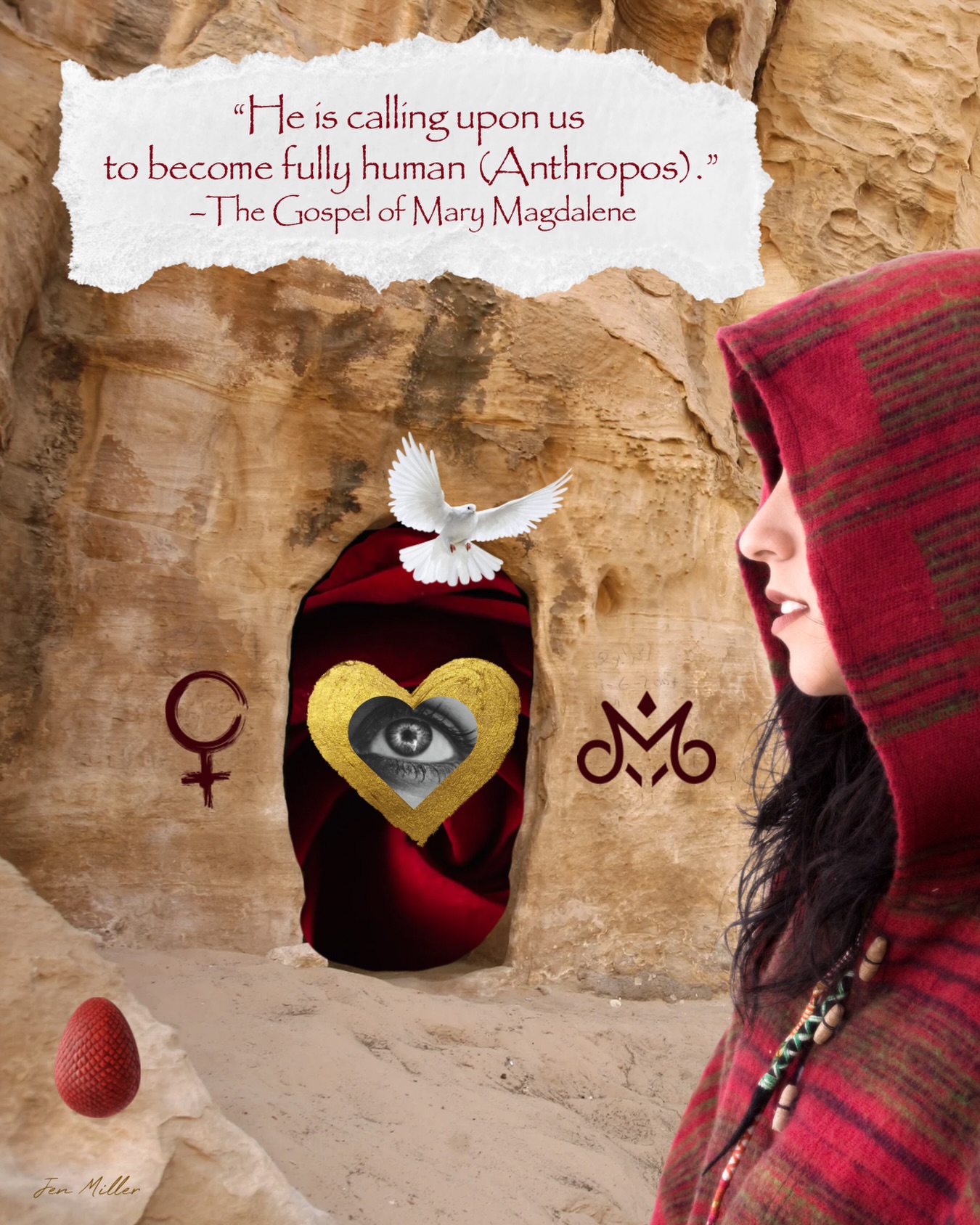 A digital collage I made for the Feast of St. Mary Magdalene.