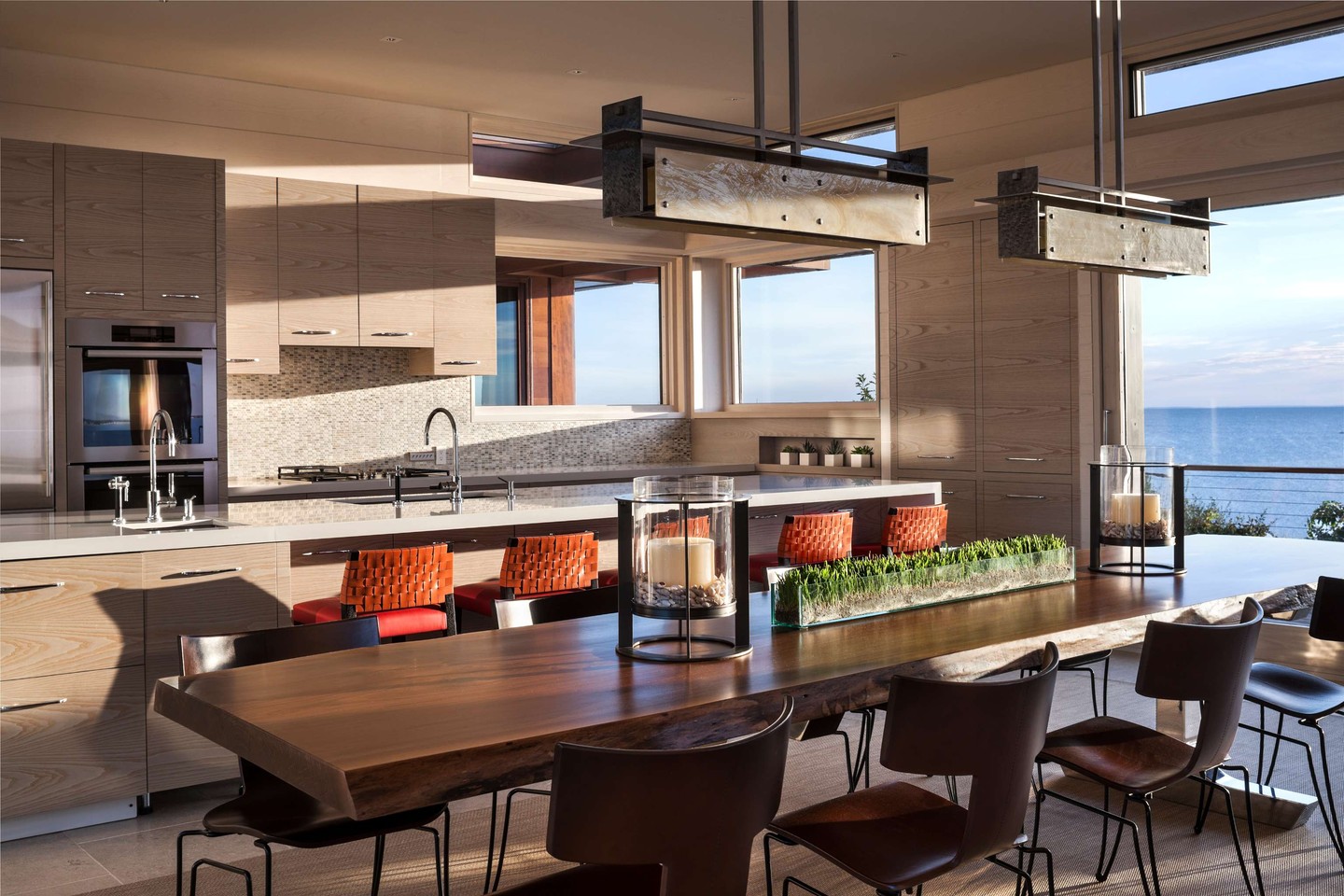 Modern coastal living takes on a refined edge in this Truro home, where expansive windows, clean architectural lines, and carefully considered materials frame the surrounding Cape Cod landscape.
At the center of the home, the kitchen is designed as both a functional workspace and a natural gathering place. Sleek custom cabinetry keeps the visual profile clean and uninterrupted, while integrated storage, a generous island, and precisely crafted millwork bring warmth and purpose to the modern interior. The result is a space that feels elevated without losing the relaxed character of summer on the Outer Cape—equally suited to quiet mornings overlooking the landscape and evenings shared with family and friends.
Architect: @neubauerennis
Photography: Dan Cutrona and Durston Saylor
Learn more about our process. Link in bio.
#CapeCodLiving #TruroMA #CustomCabinetry #ArchitecturalMillwork #ModernKitchen #LuxuryHomes #CapeCodDesign #CapeAssociates