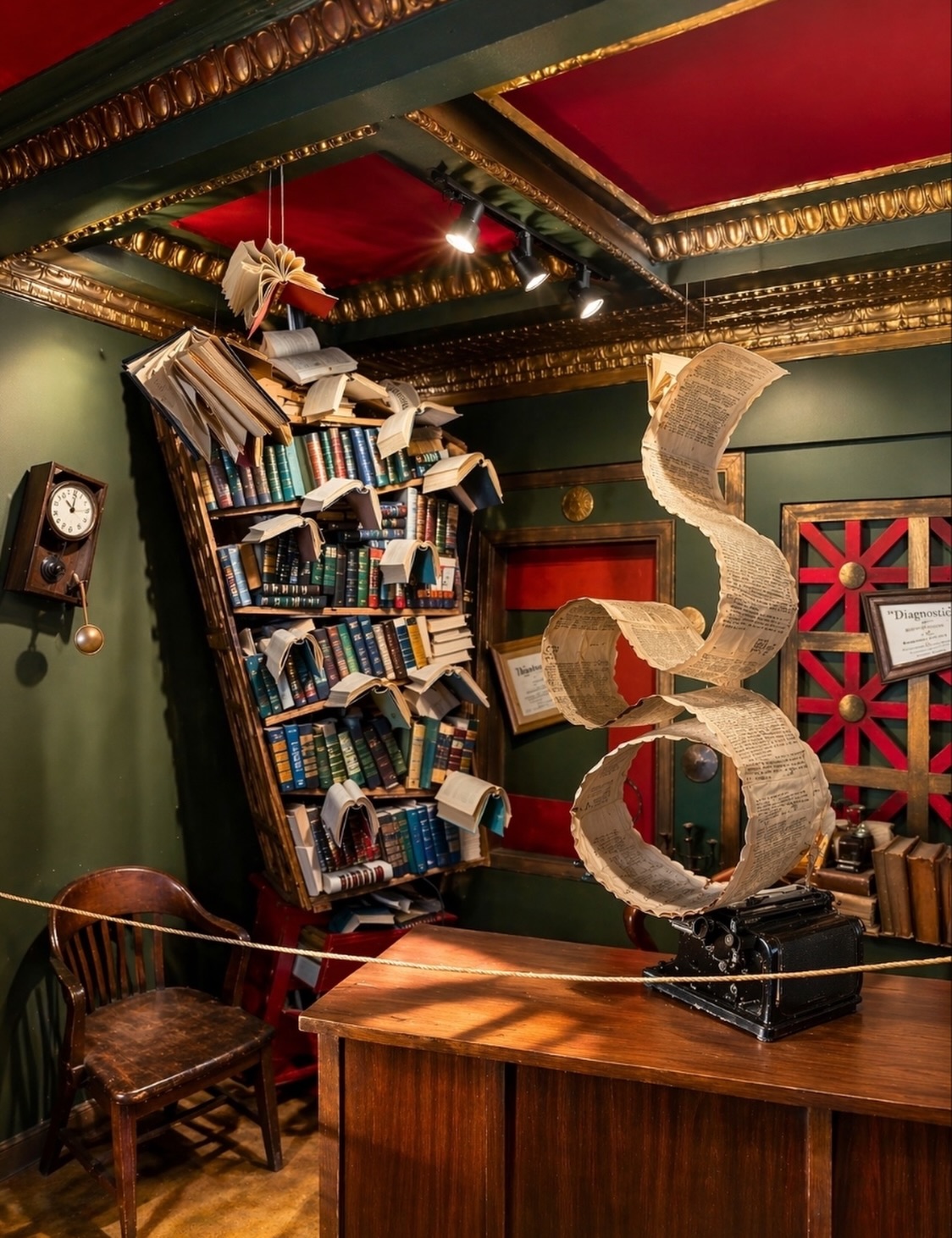 Gravity has always been more of a suggestion around here.
.
#youjustneverknow #indiebookstore #la #thelastbookstore